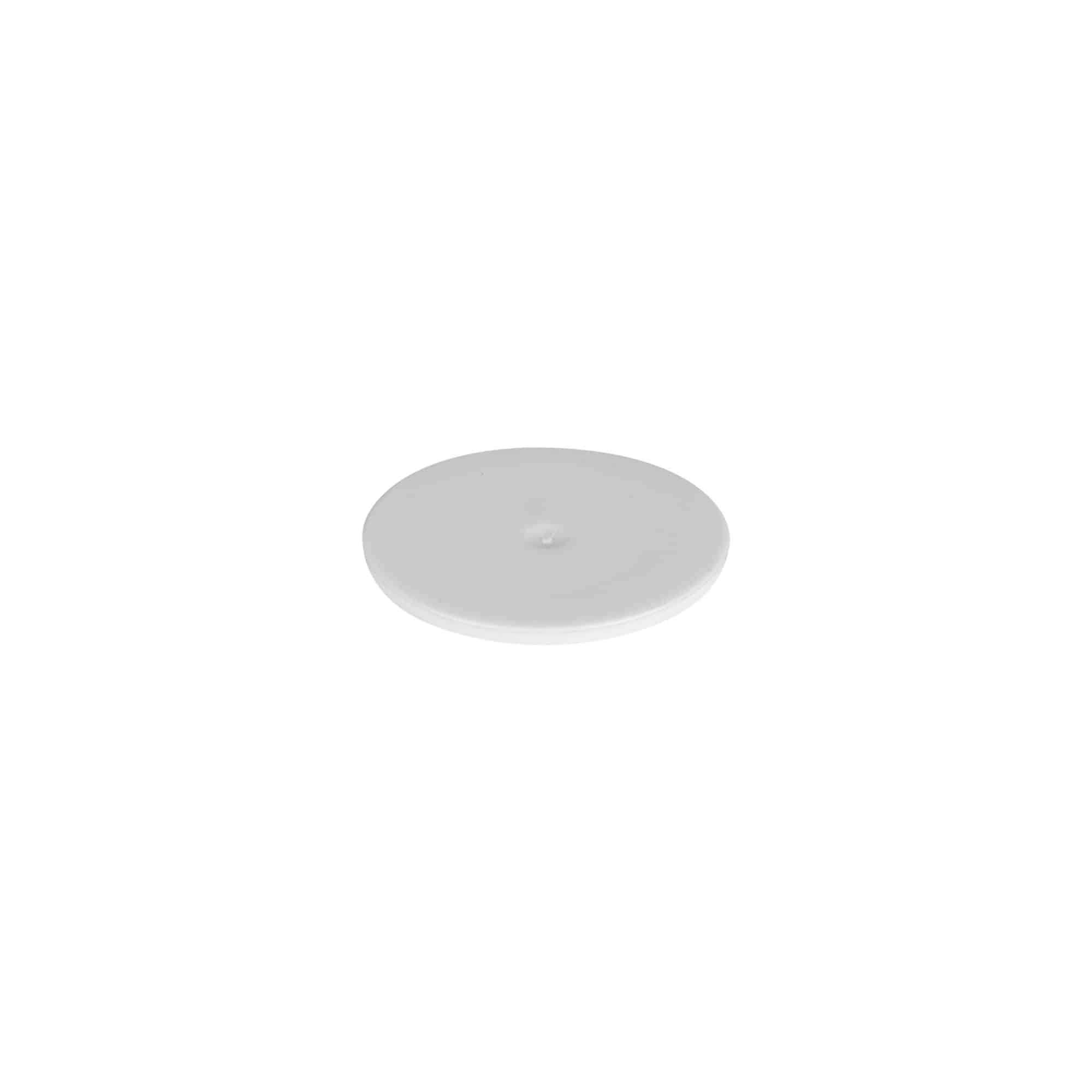 Couvertures pour 5 ml 'Bianca', plastique PP, blanc
