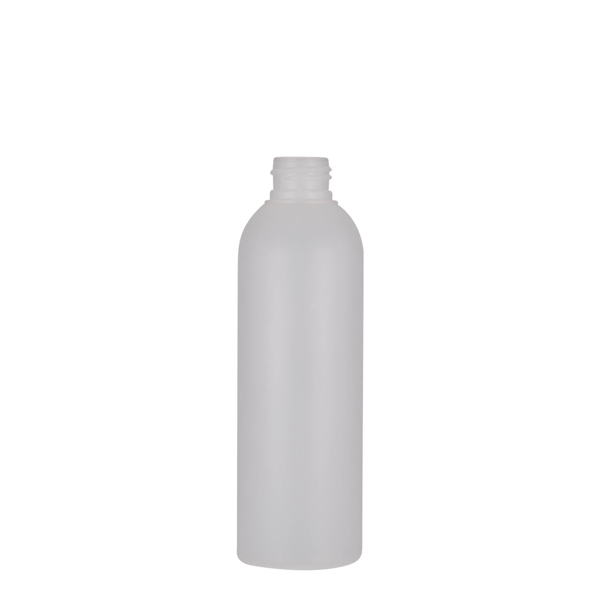 Flacon en plastique 200 ml 'Tuffy', HDPE, naturel, ouverture : 24/410 Flacon en plastique 200 ml 'Tuffy', HDPE, naturel, ouverture : 24/410