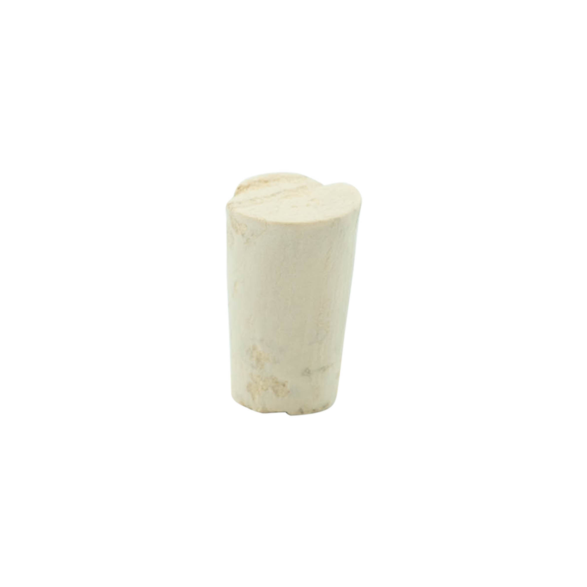 Bouchon pointu 11-14 x 22, liège naturel, blanchi, pour embouchure : liège
