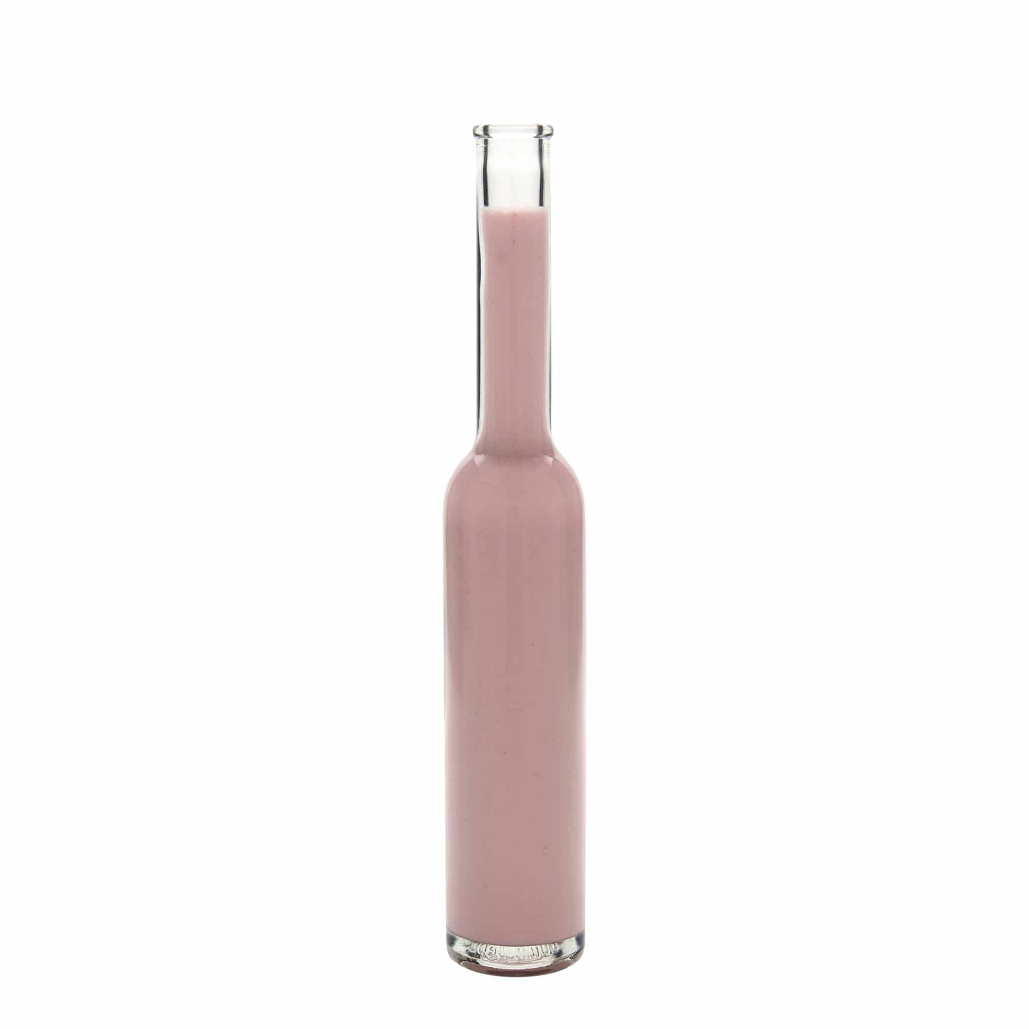 Flacon en verre 200 ml « Platina », ouverture : bouchon en liège