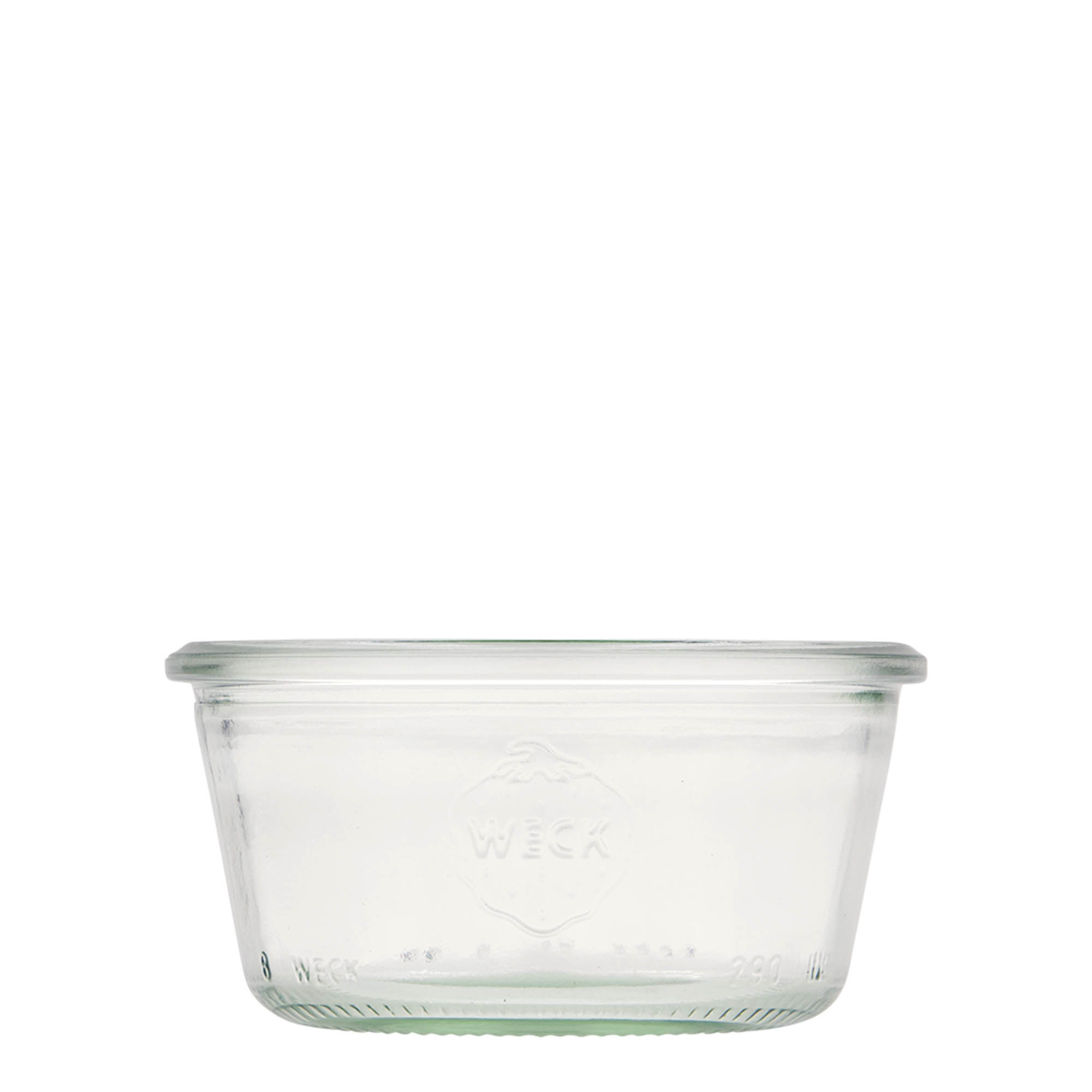 290 ml bocal WECK à renversement, ouverture : bord rond 290 ml bocal WECK à renversement, ouverture : bord rond