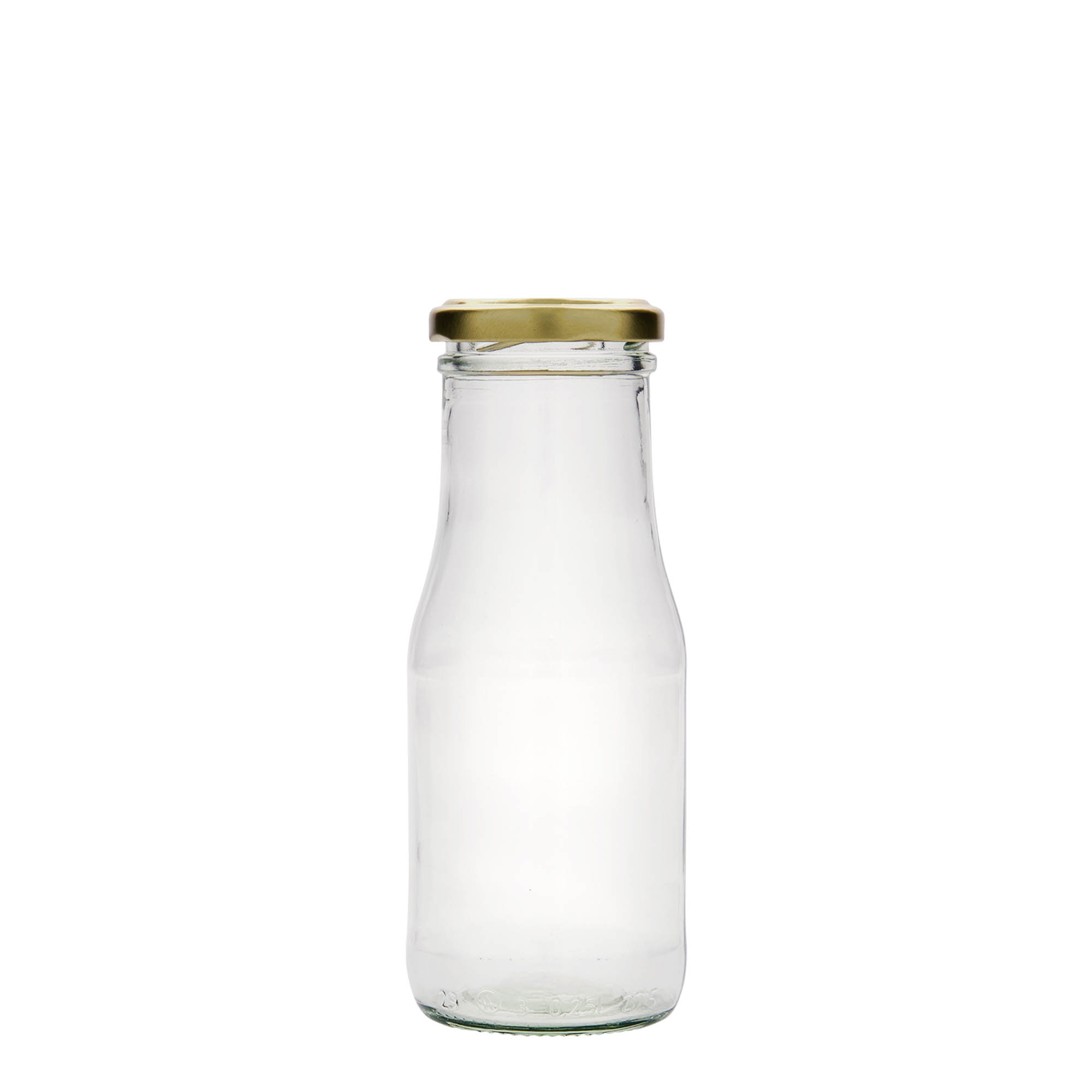 Bouteille en verre 250 ml Susann, ouverture : Twist-Off (TO 48) Bouteille en verre 250 ml Susann, ouverture : Twist-Off (TO 48)