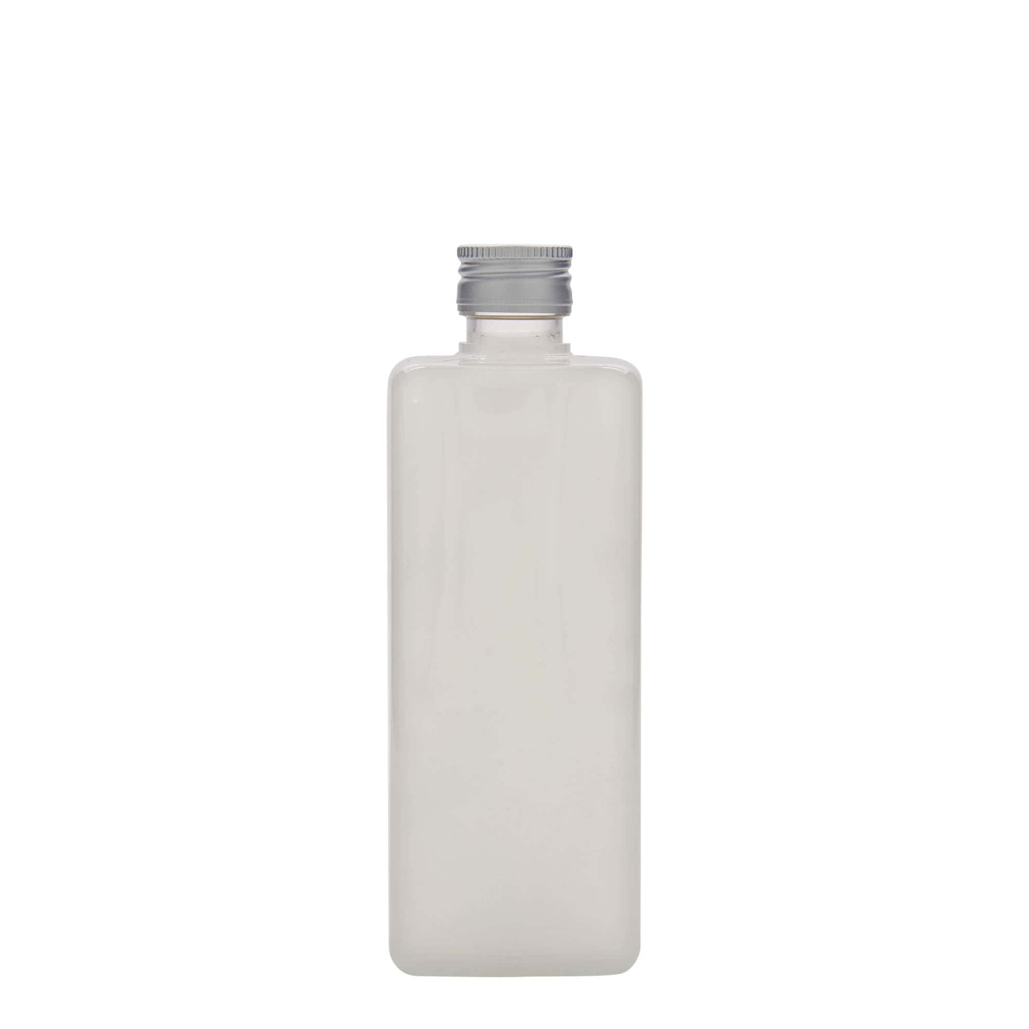 Bouteille PET 500 ml « Karl », carrée, plastique, ouverture : PP 28 Bouteille PET 500 ml « Karl », carrée, plastique, ouverture : PP 28