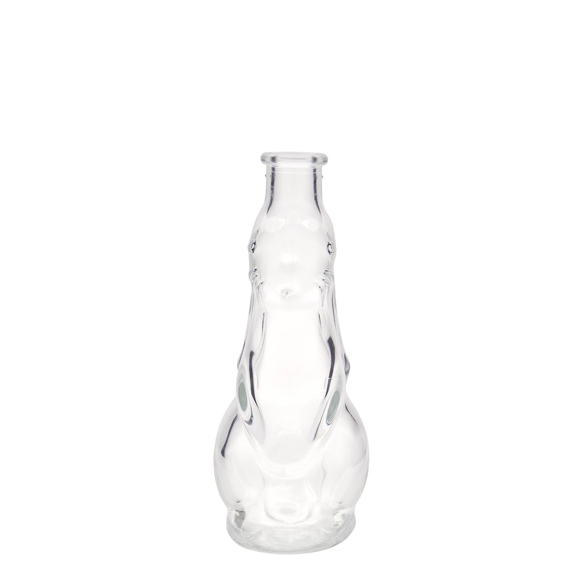 Flacon en verre 200 ml « Lapin », ouverture : bouchon en liège