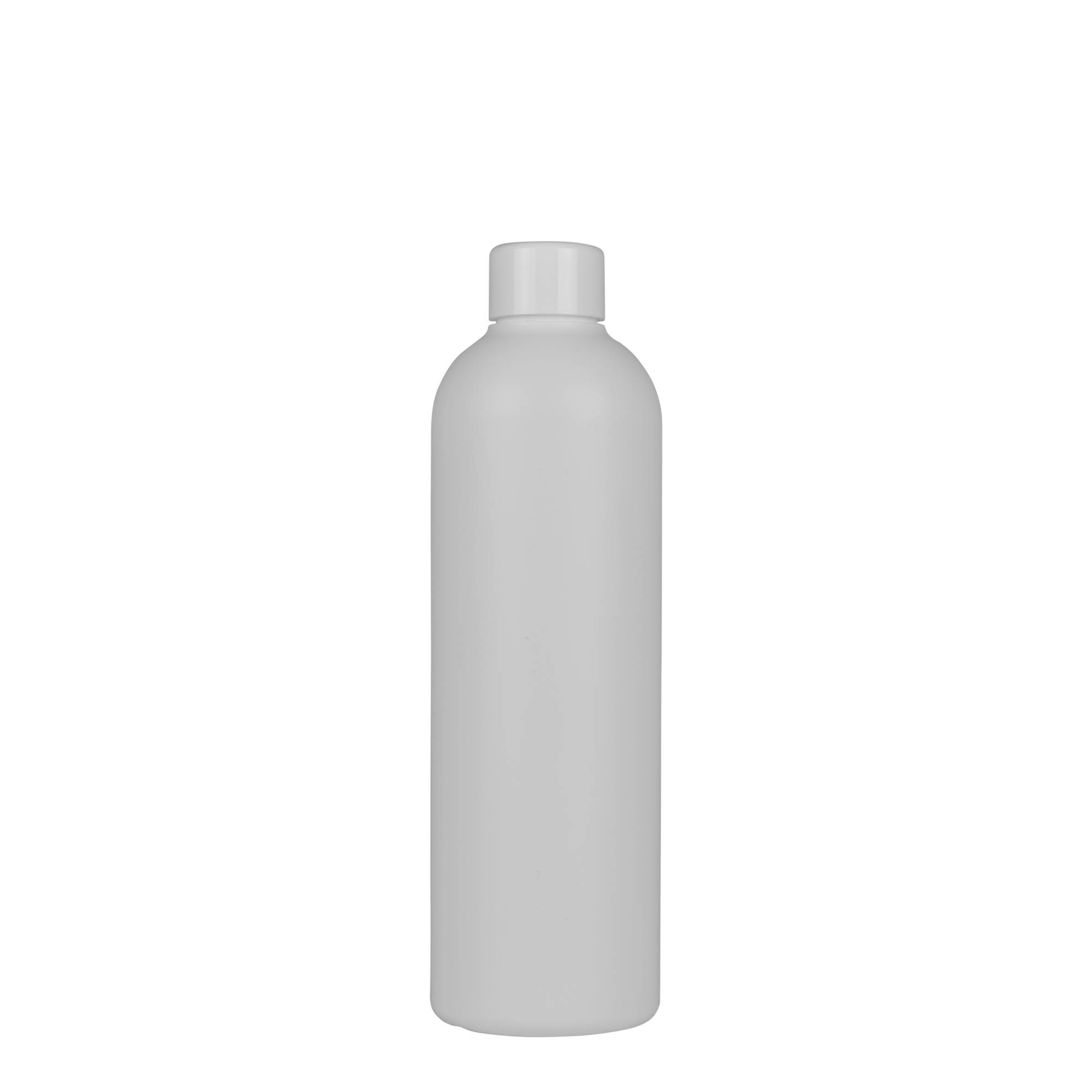 Flacon en plastique 300 ml 'Tuffy', PEHD, blanc, ouverture : 24/410 Flacon en plastique 300 ml 'Tuffy', PEHD, blanc, ouverture : 24/410