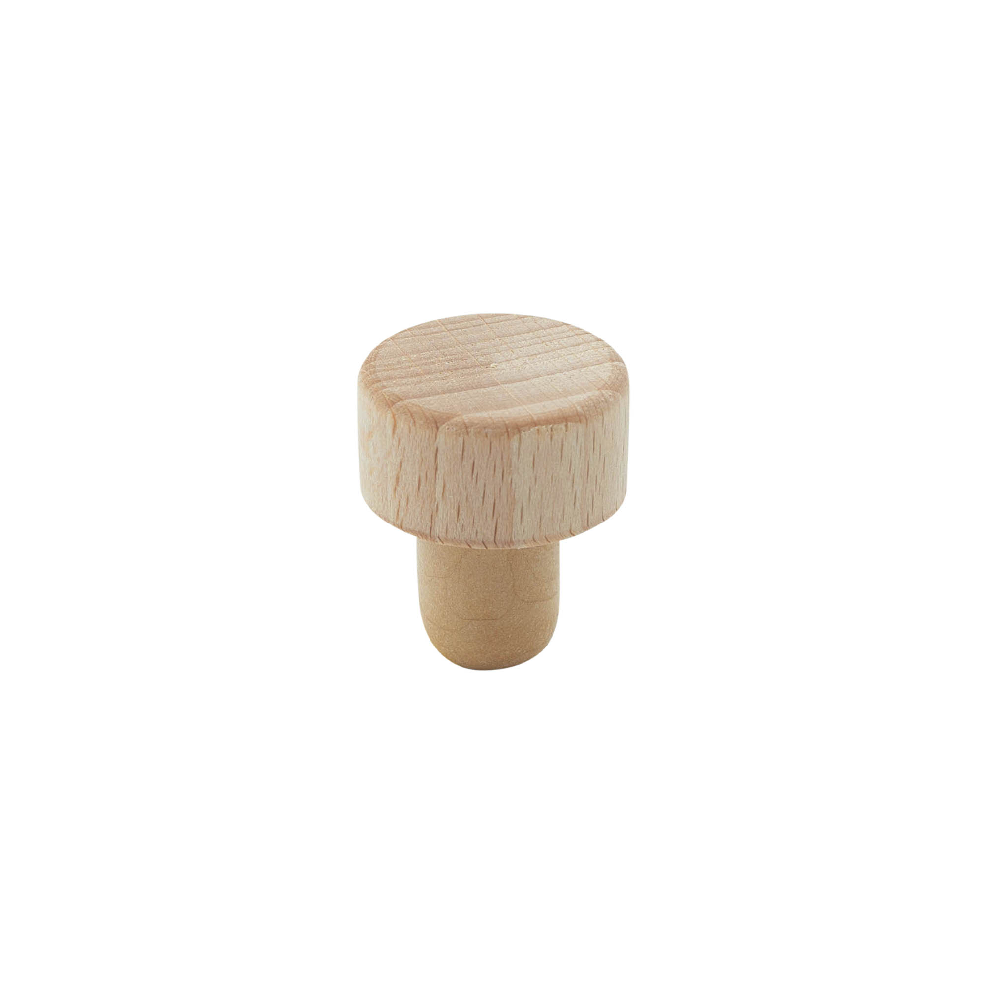 Bouchon à poignée 16 mm, plastique-bois/plastique, multicolore, pour bouchage: bouchon