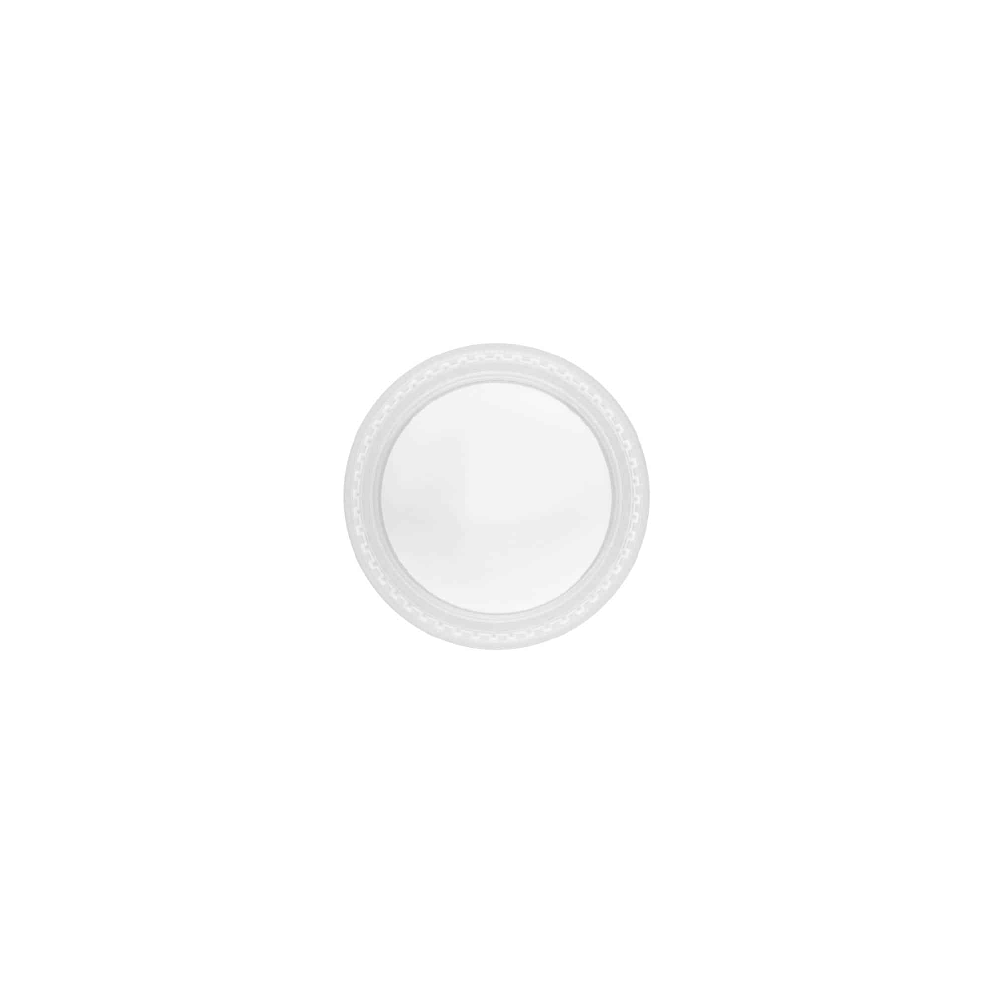 Bouchon à vis 'Édition Clear/Platin', plastique PP, blanc, pour embouchure : 45/2P Bouchon à vis 'Édition Clear/Platin', plastique PP, blanc, pour embouchure : 45/2P