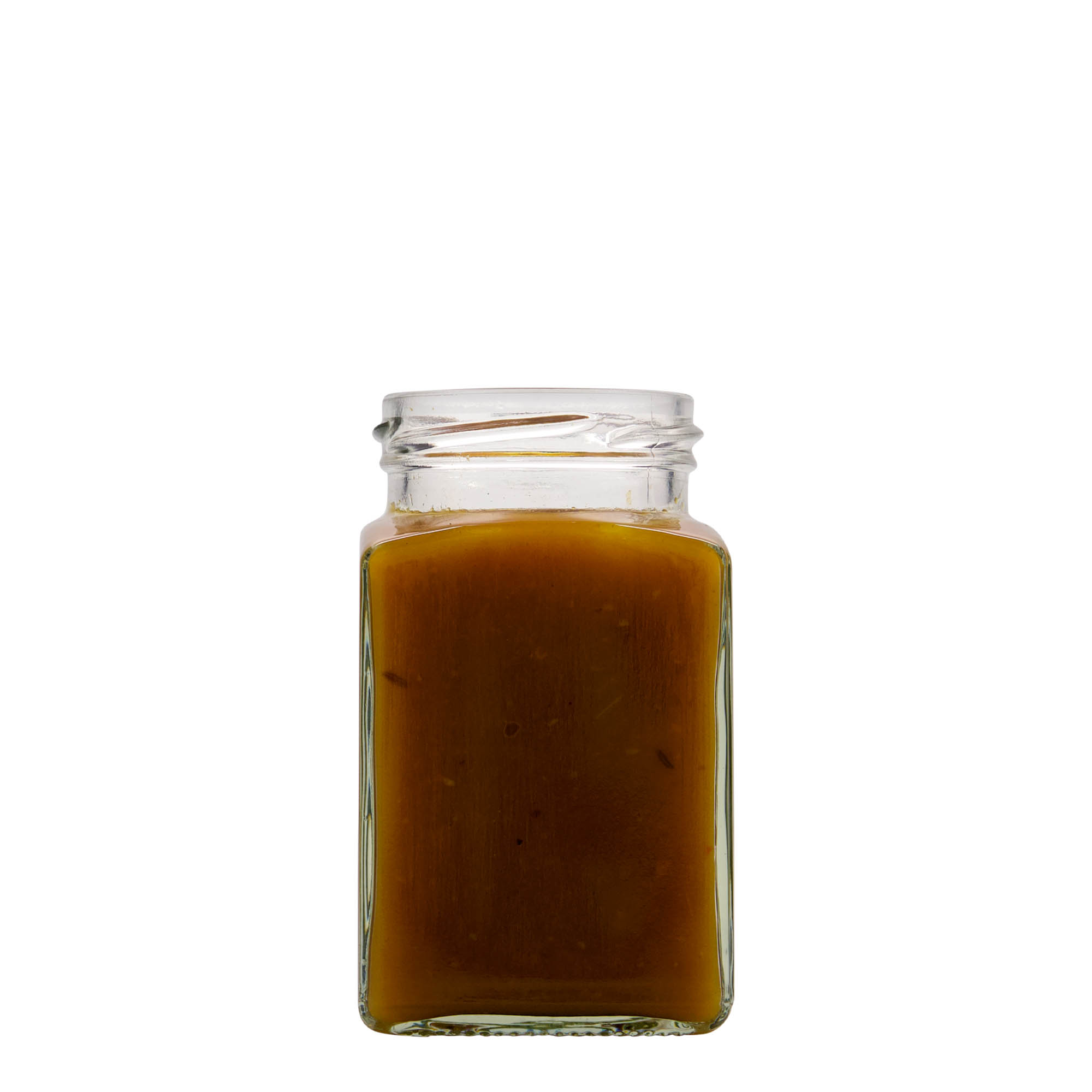 260 ml en verre carré, ouverture : Twist-Off (TO 58) 260 ml en verre carré, ouverture : Twist-Off (TO 58)