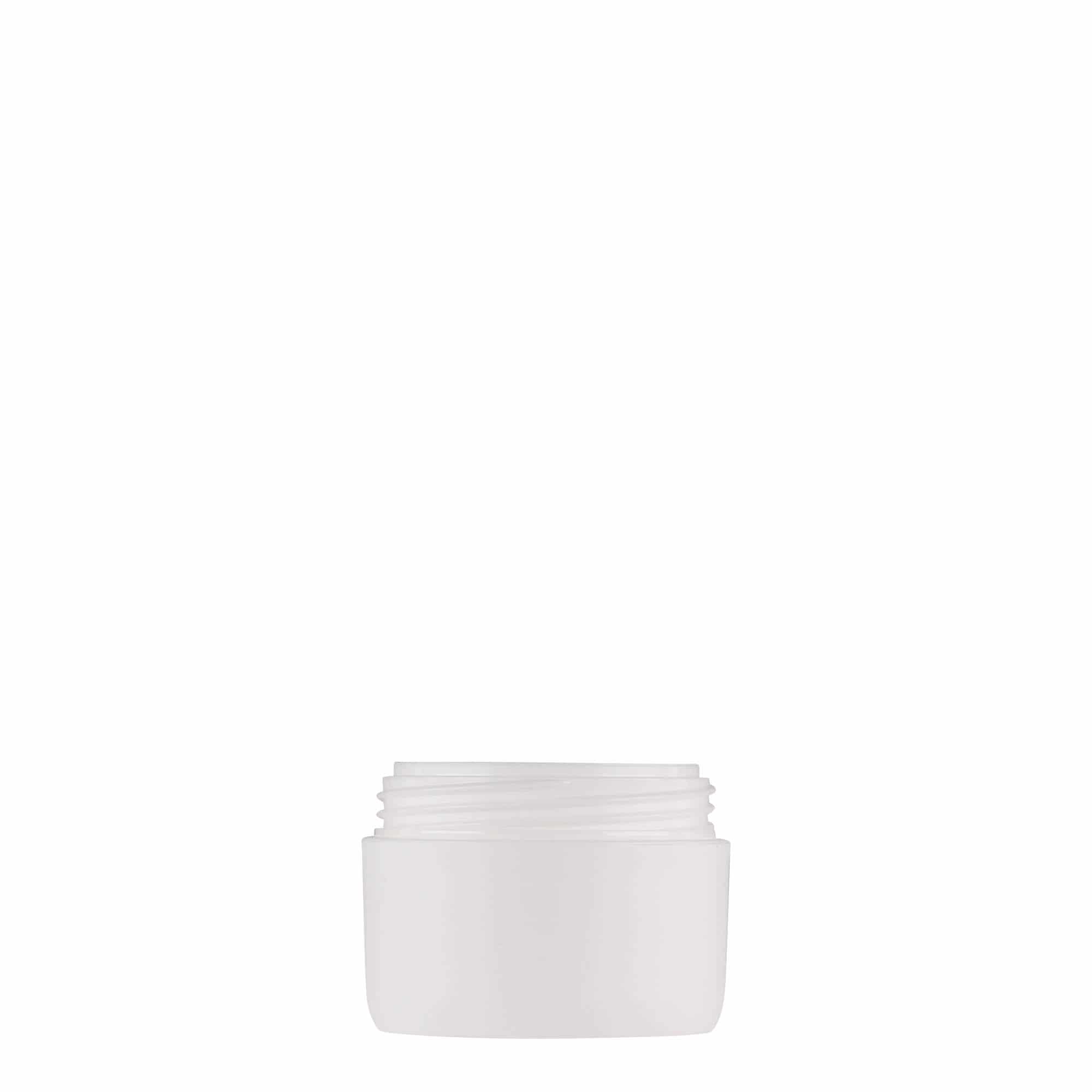 Boîte en plastique 10 ml 'Antonella', PP, blanche, bouchage: Bougage à vis Boîte en plastique 10 ml 'Antonella', PP, blanche, bouchage: Bougage à vis