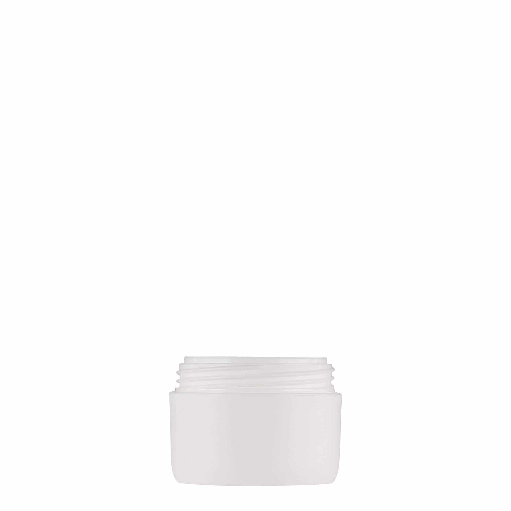 Dose en plastique 10 ml 'Antonella', PP, blanc, ouverture : bouchon à vis Dose en plastique 10 ml 'Antonella', PP, blanc, ouverture : bouchon à vis