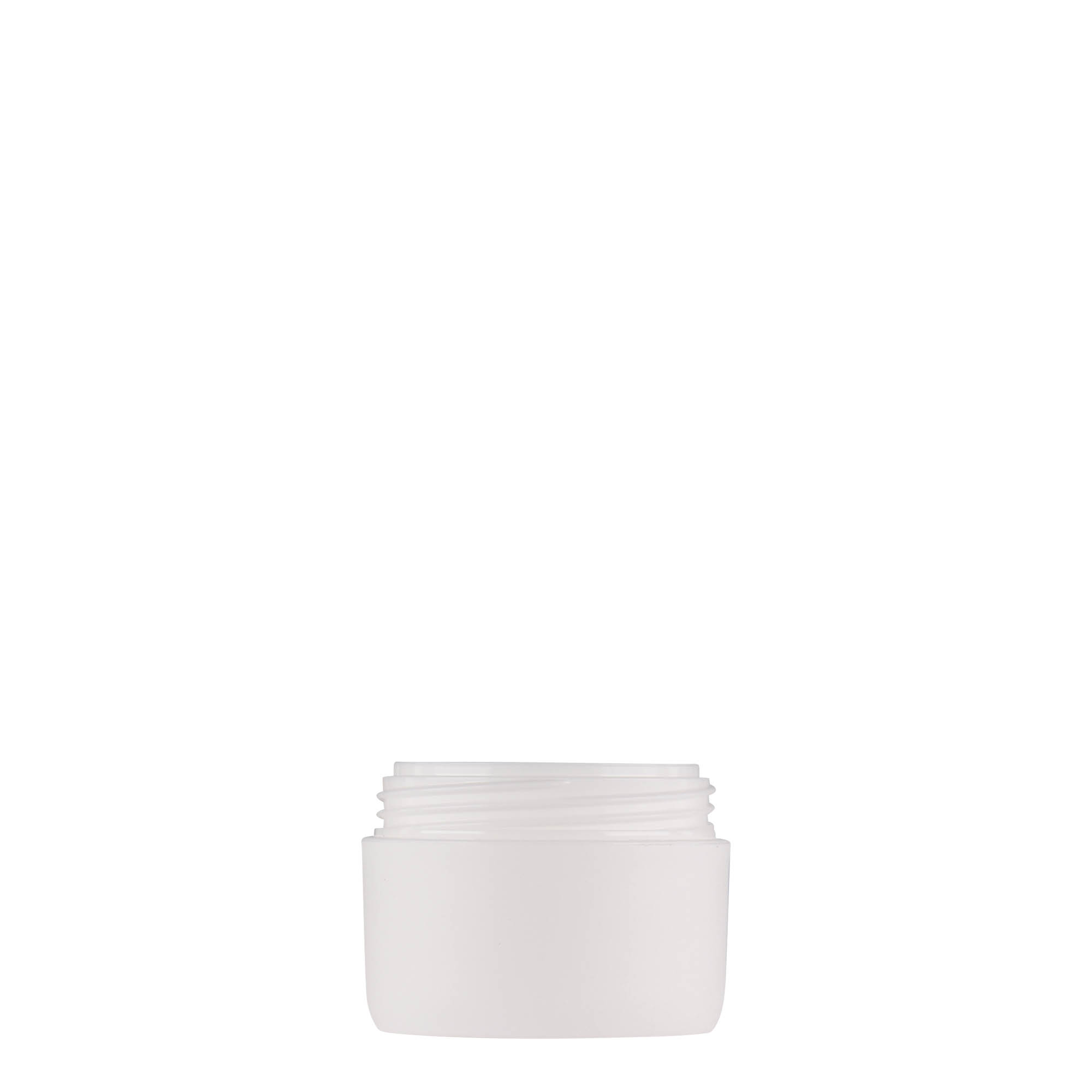 Dose en plastique 10 ml 'Antonella', PP, blanc, ouverture : bouchon à vis Dose en plastique 10 ml 'Antonella', PP, blanc, ouverture : bouchon à vis