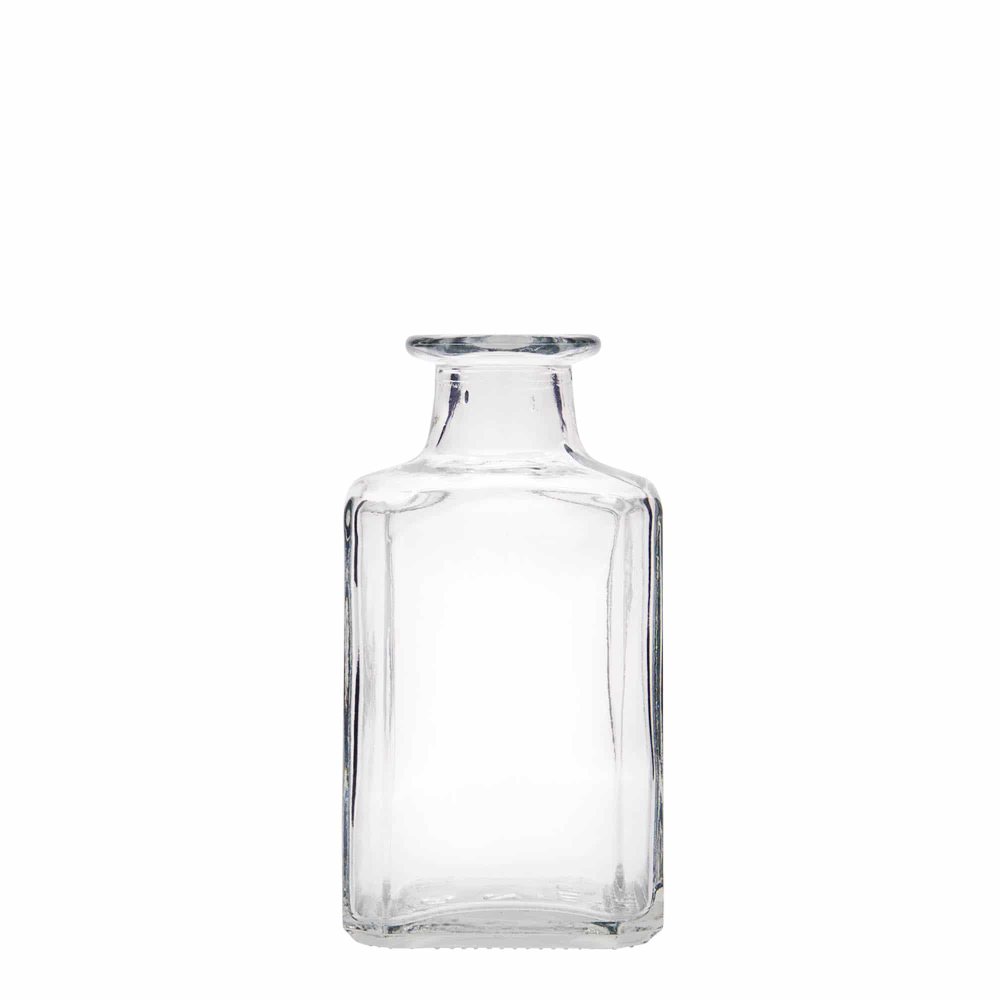 Bouteille en verre 250 ml 'Torben', carrée, bouchage: bouchon Bouteille en verre 250 ml 'Torben', carrée, bouchage: bouchon