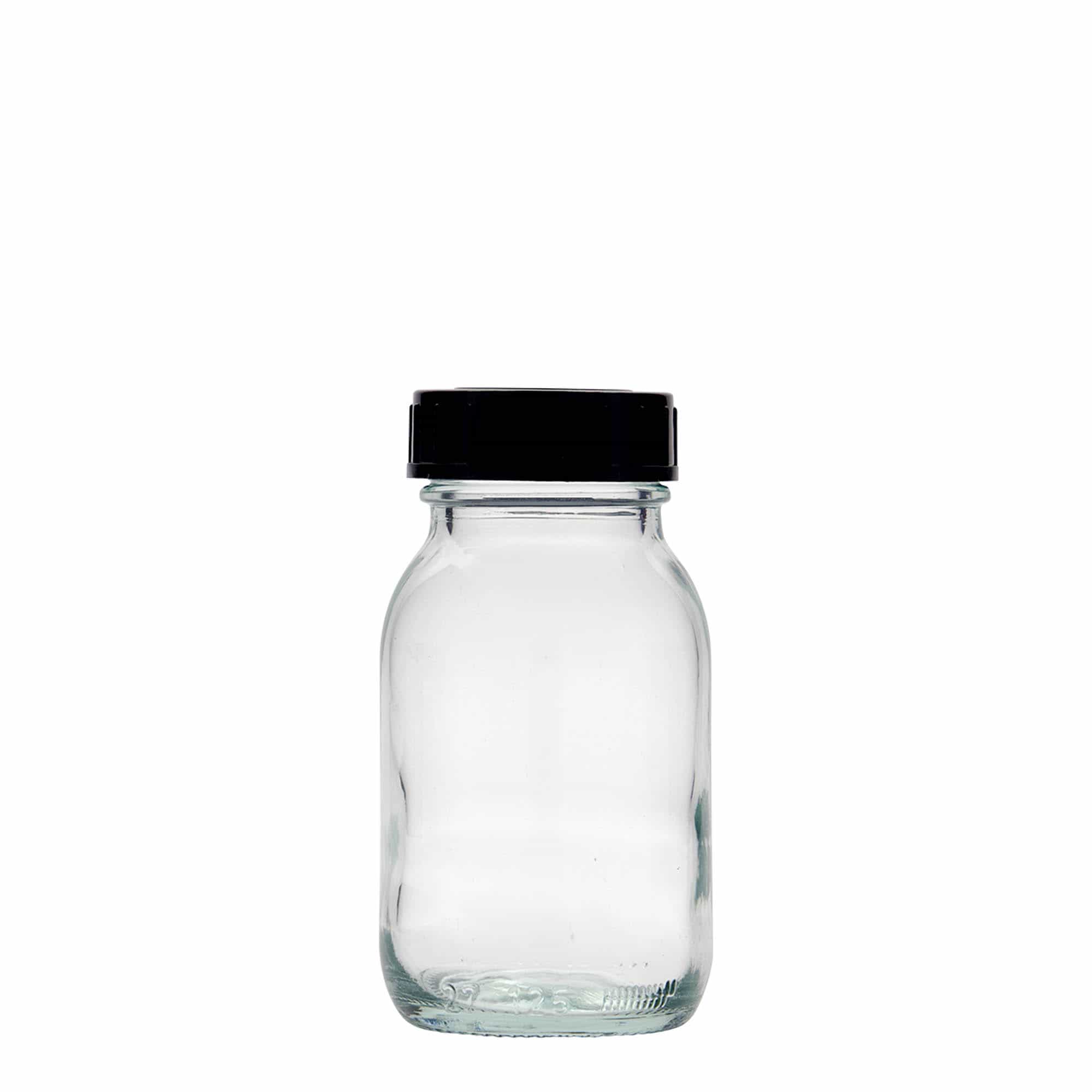 125 ml bocal à large ouverture, embouchure : DIN 40