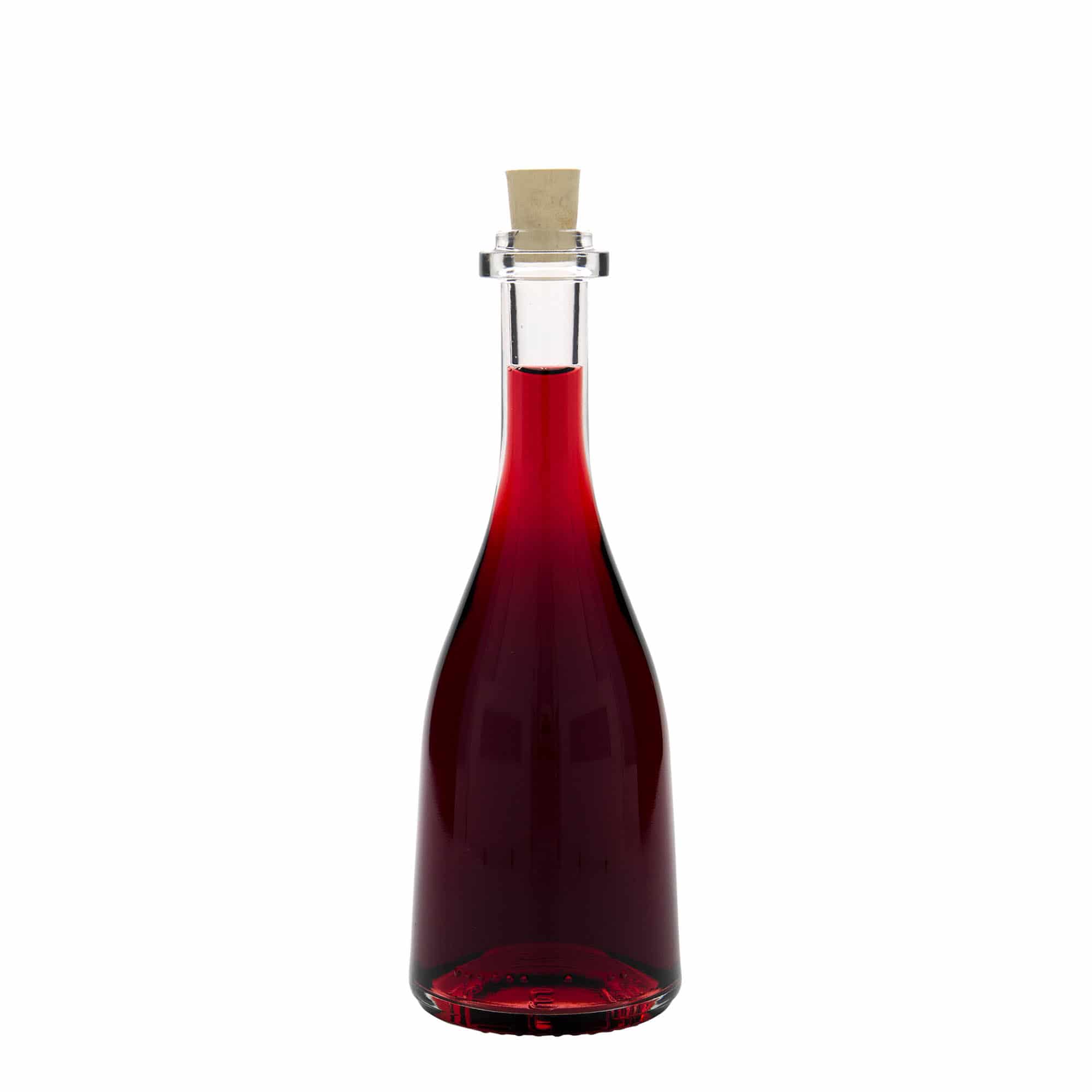 Bouteille en verre 200 ml « Rustica », ouverture : bouchon en liège