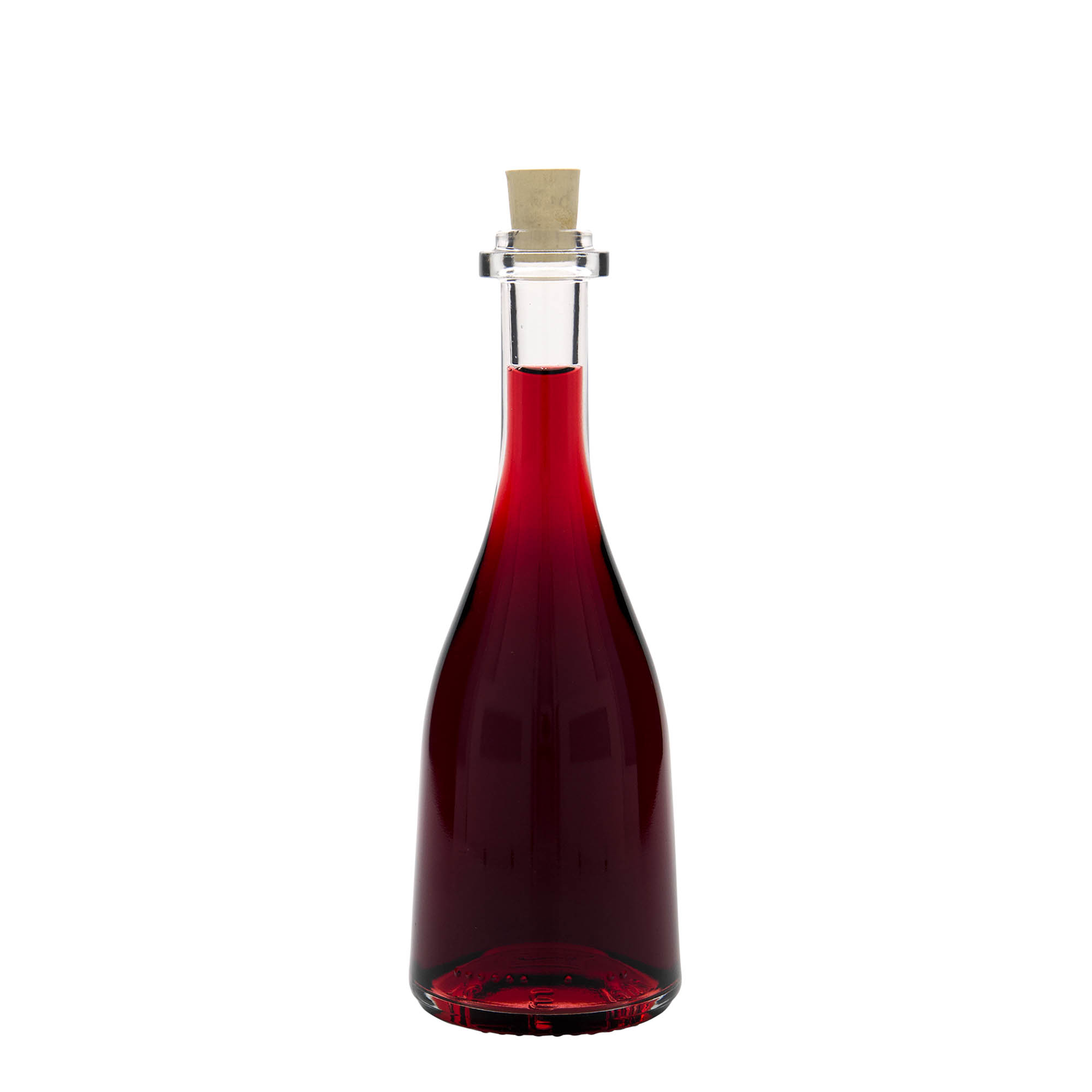 Bouteille en verre 200 ml « Rustica », ouverture : bouchon en liège