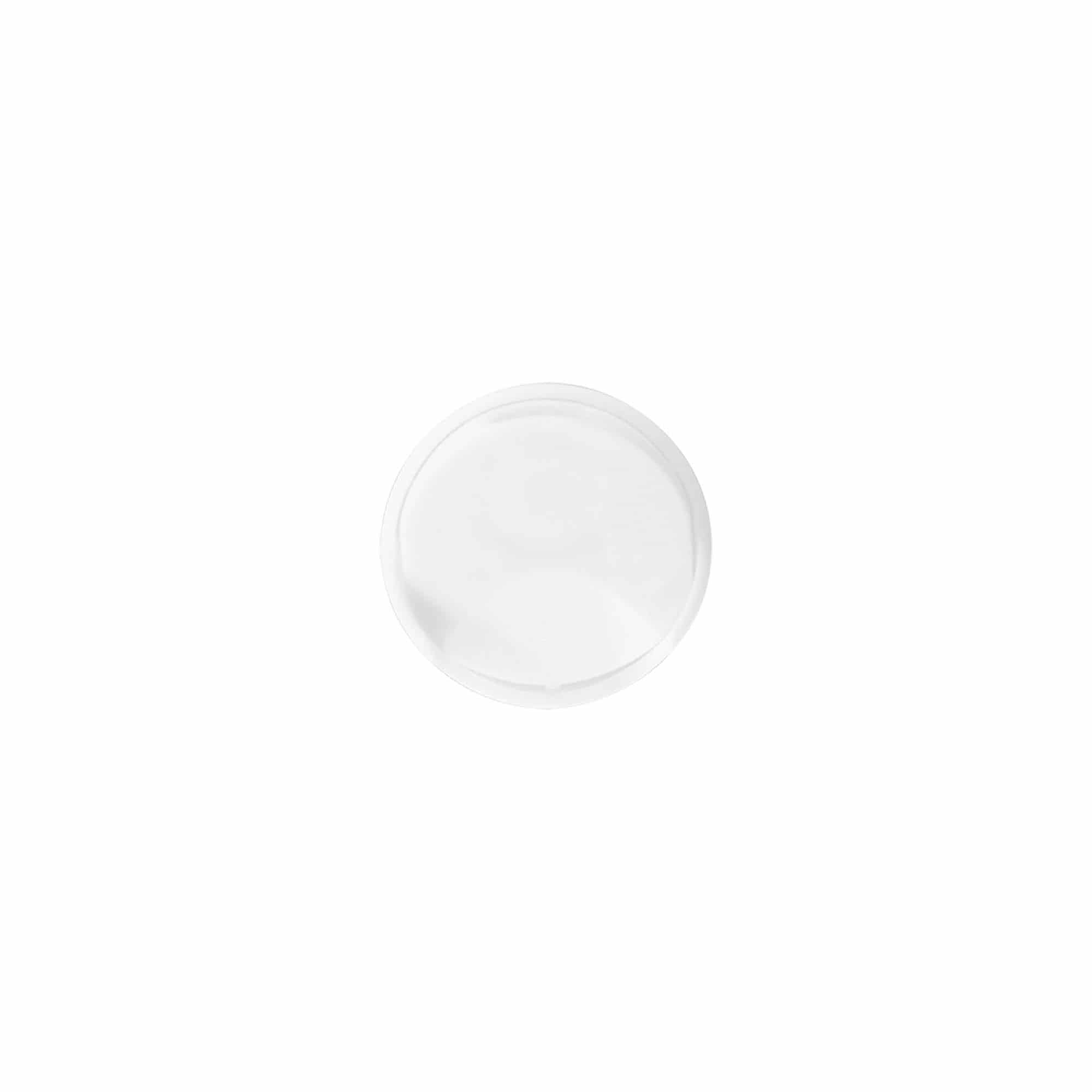 Bouchon à vis Disc Top, plastique PP, blanc, pour ouverture : 24/410