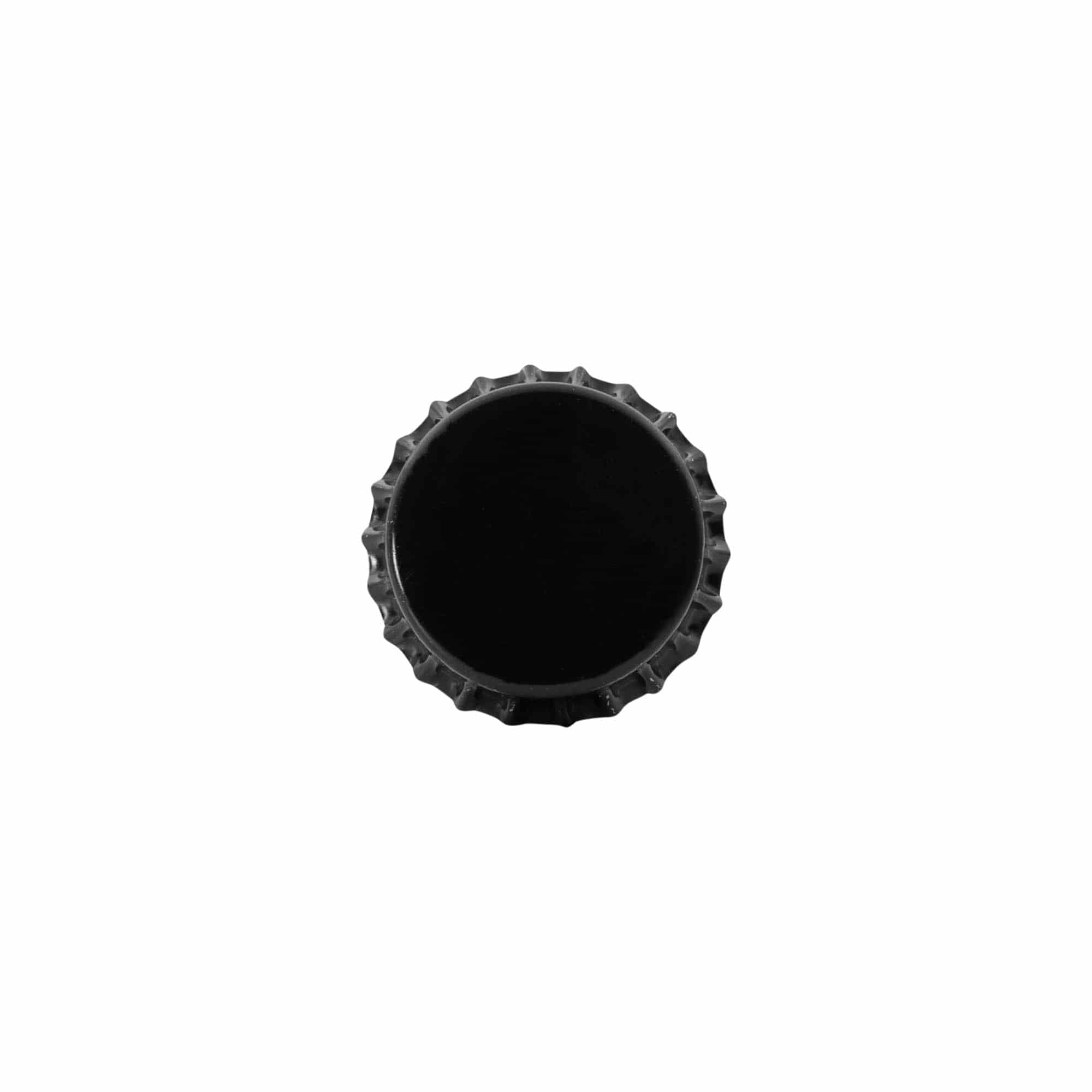Capsule à couronne 29 mm, métal, noir