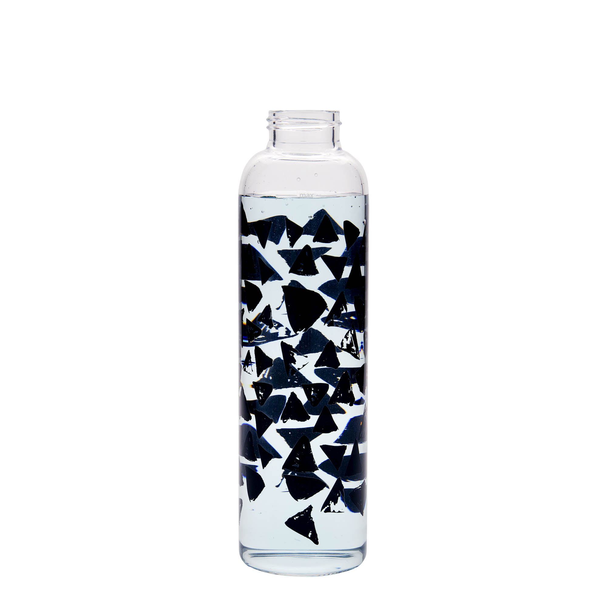 500 ml bouteille d'eau 'Perseus - Triangles Noirs', ouverture : bouchon à vis