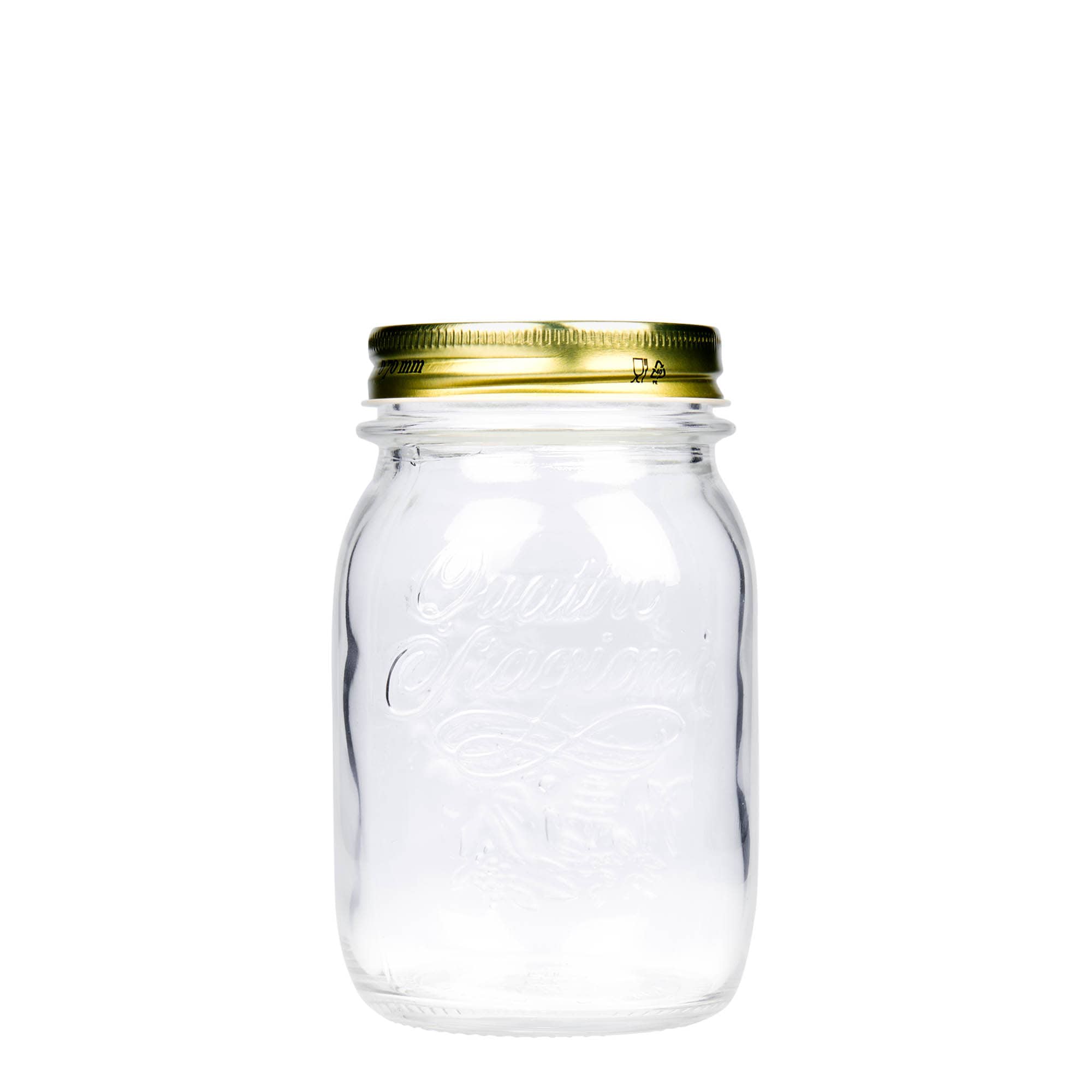 Verre 500 ml « Quattro Stagioni », ouverture : bouchon à vis