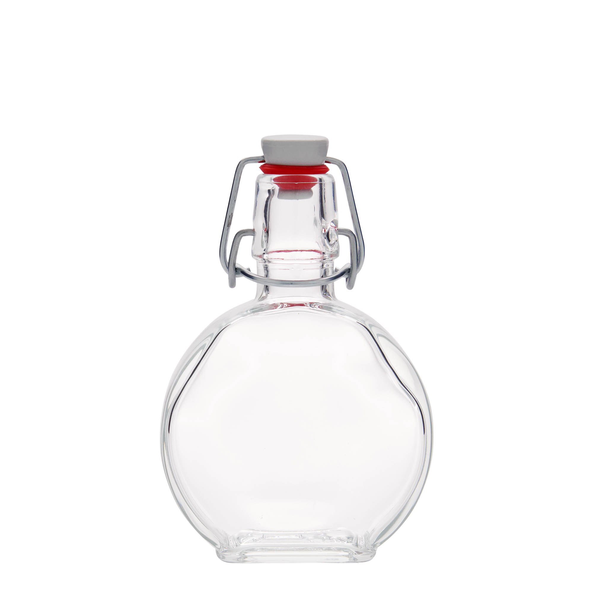 Flacon en verre 200 ml 'Sensatione', rectangulaire, ouverture : bouchon à levier Flacon en verre 200 ml 'Sensatione', rectangulaire, ouverture : bouchon à levier