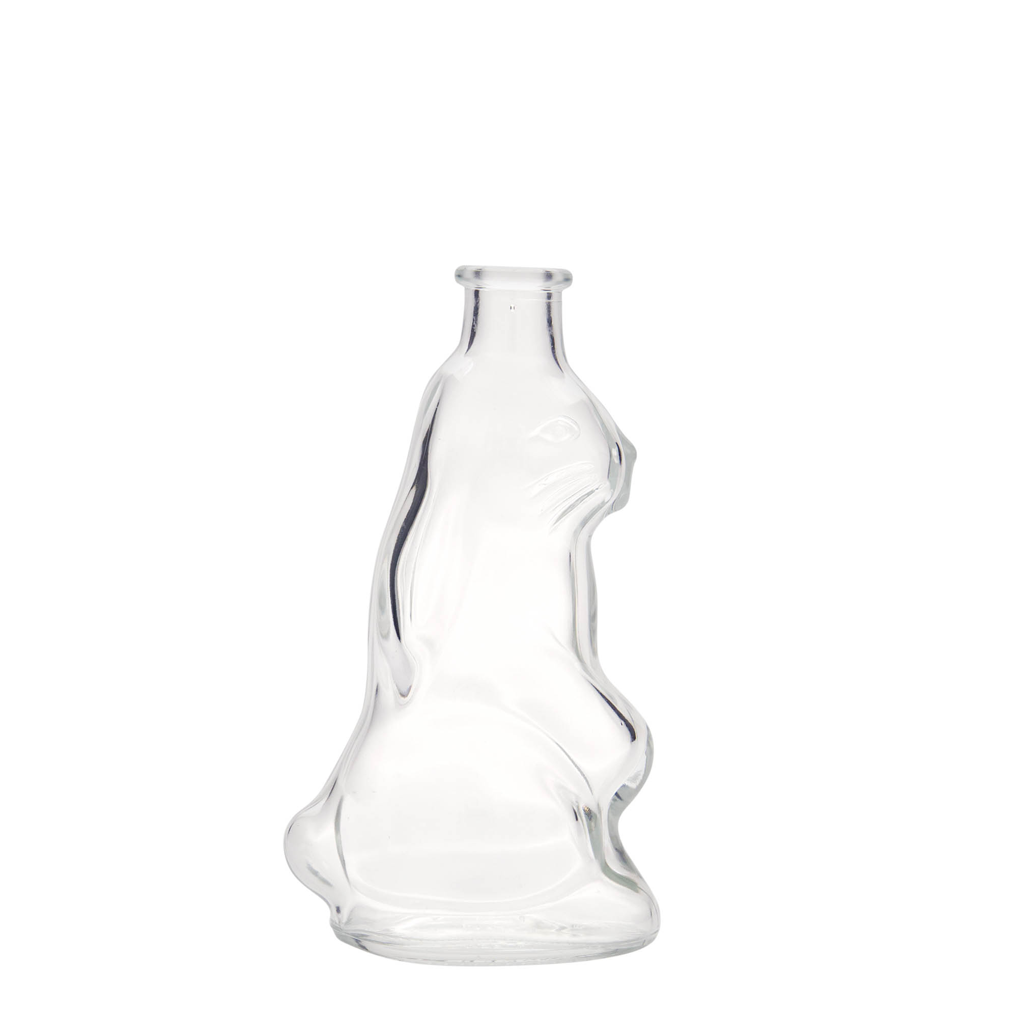 Flacon en verre 200 ml « Lapin », ouverture : bouchon en liège