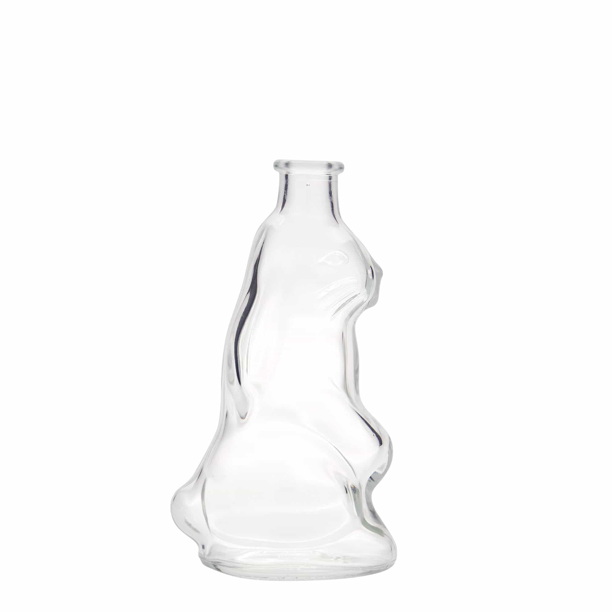 Flacon en verre 200 ml « Lapin », ouverture : bouchon en liège