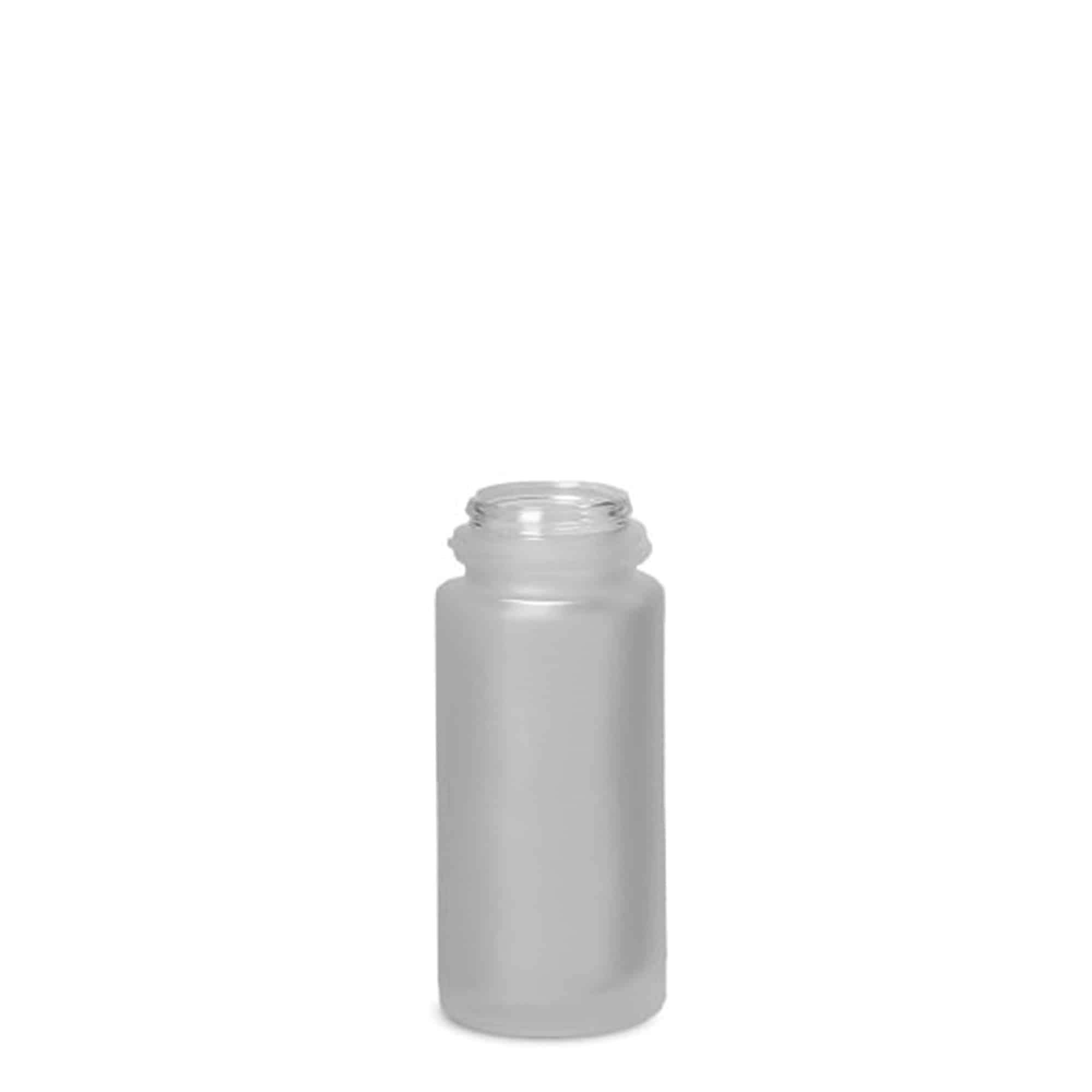 Flacon roll-on 50 ml, verre, givré, goulot : bouchon à vis Flacon roll-on 50 ml, verre, givré, goulot : bouchon à vis