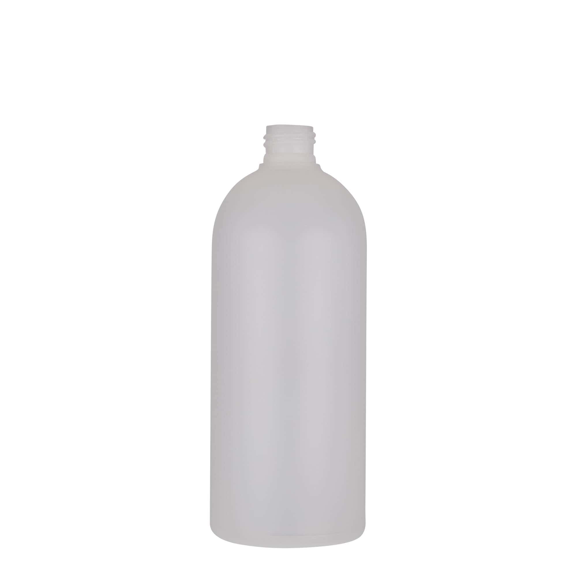 Bouteille en plastique 500 ml 'Tuffy', PEHD, nature, bouchage: GPI 24/410 Bouteille en plastique 500 ml 'Tuffy', PEHD, nature, bouchage: GPI 24/410