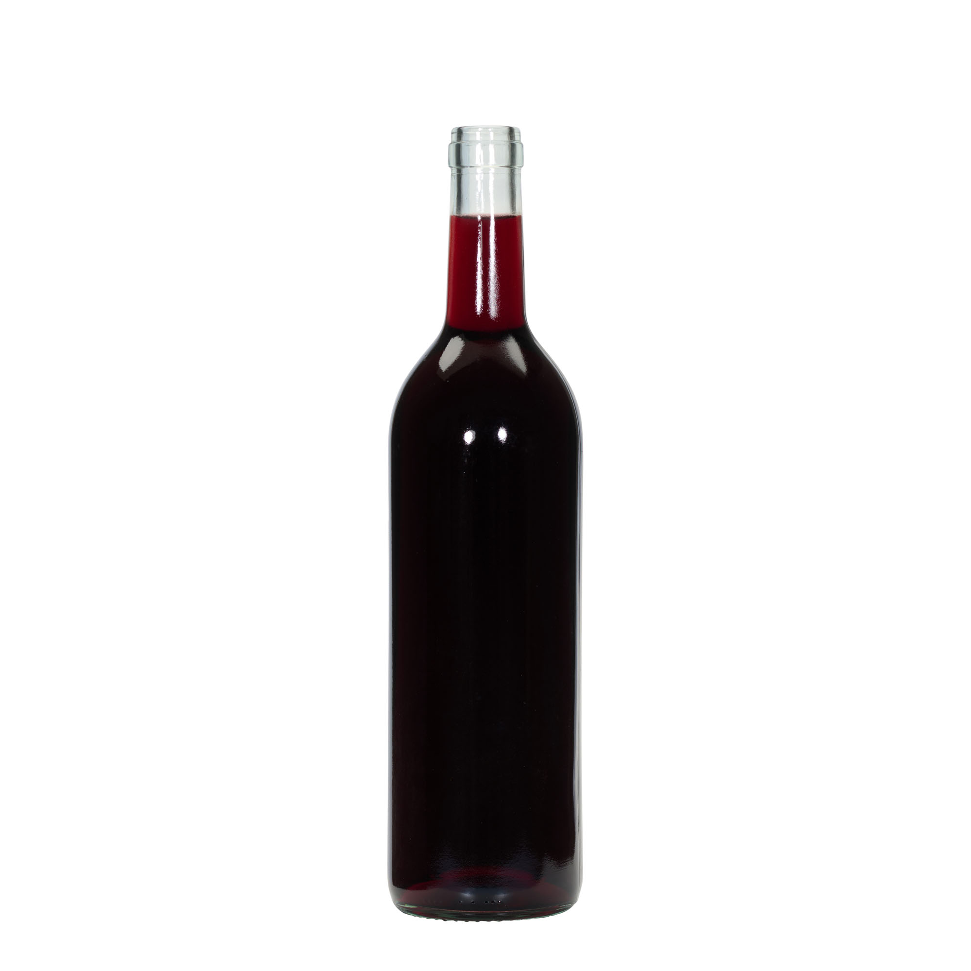 Bouteille en verre 750 ml « Bordeaux Tradition », ouverture : bouchon en liège Bouteille en verre 750 ml « Bordeaux Tradition », ouverture : bouchon en liège
