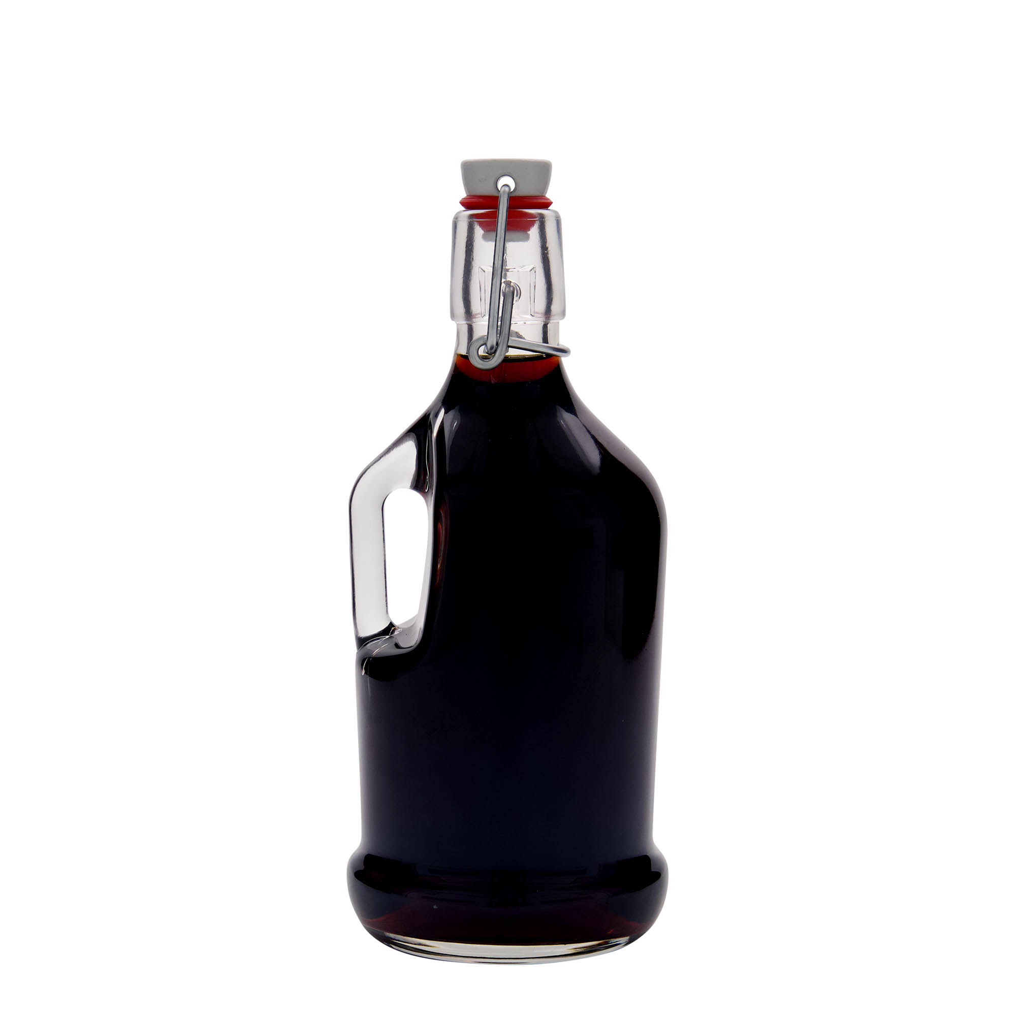 Bouteille en verre 500 ml 'Classica', ouverture : fermeture à levier Bouteille en verre 500 ml 'Classica', ouverture : fermeture à levier