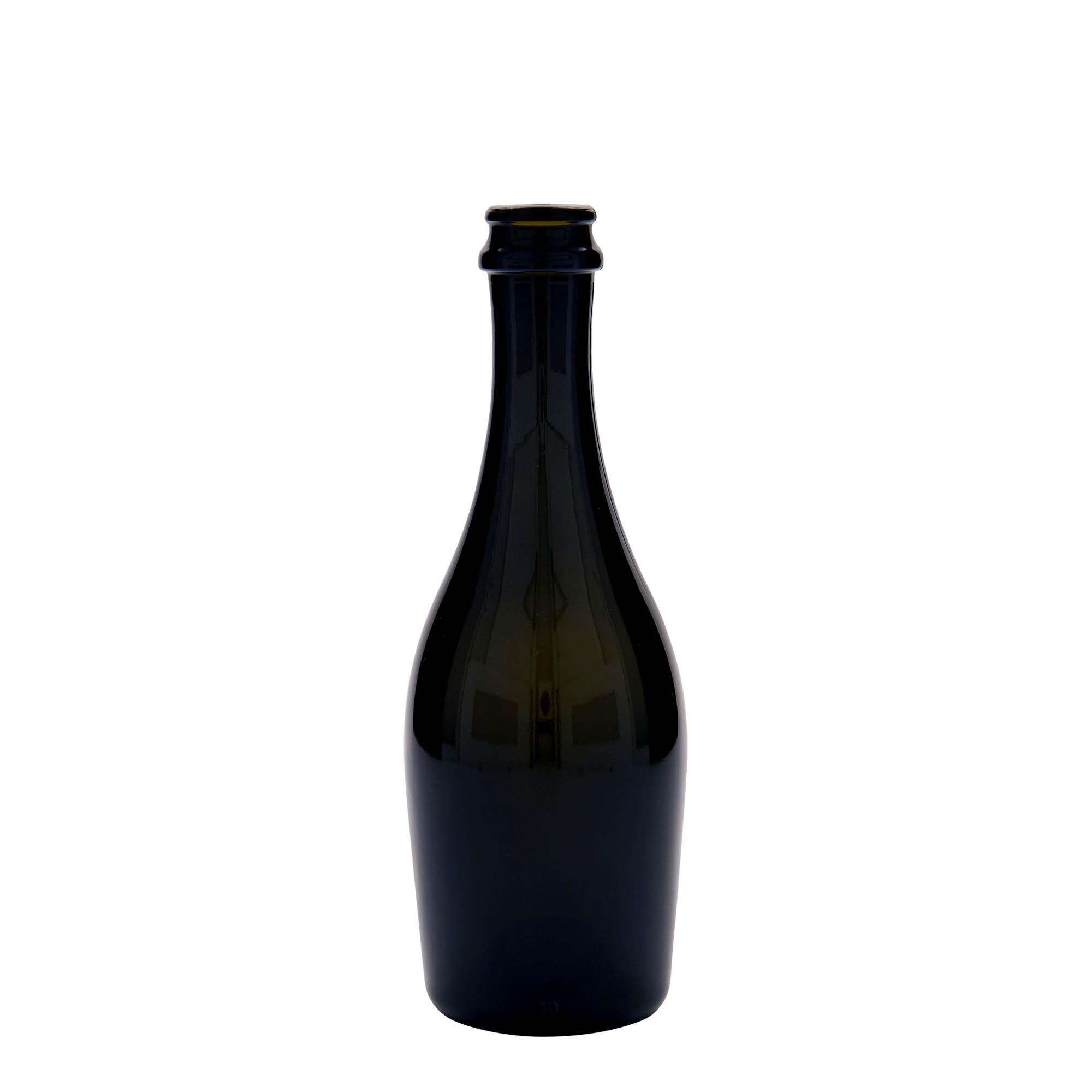 Bouteille de vin mousseux 330 ml « Carmen », verre, vert antique, ouverture : capsule couronne