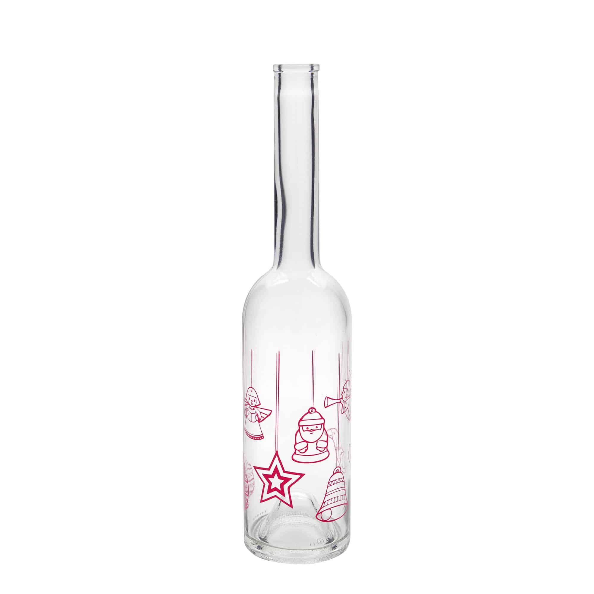 Bouteille en verre 500 ml 'Opera', motif : étoiles, ouverture : bouchon en liège
