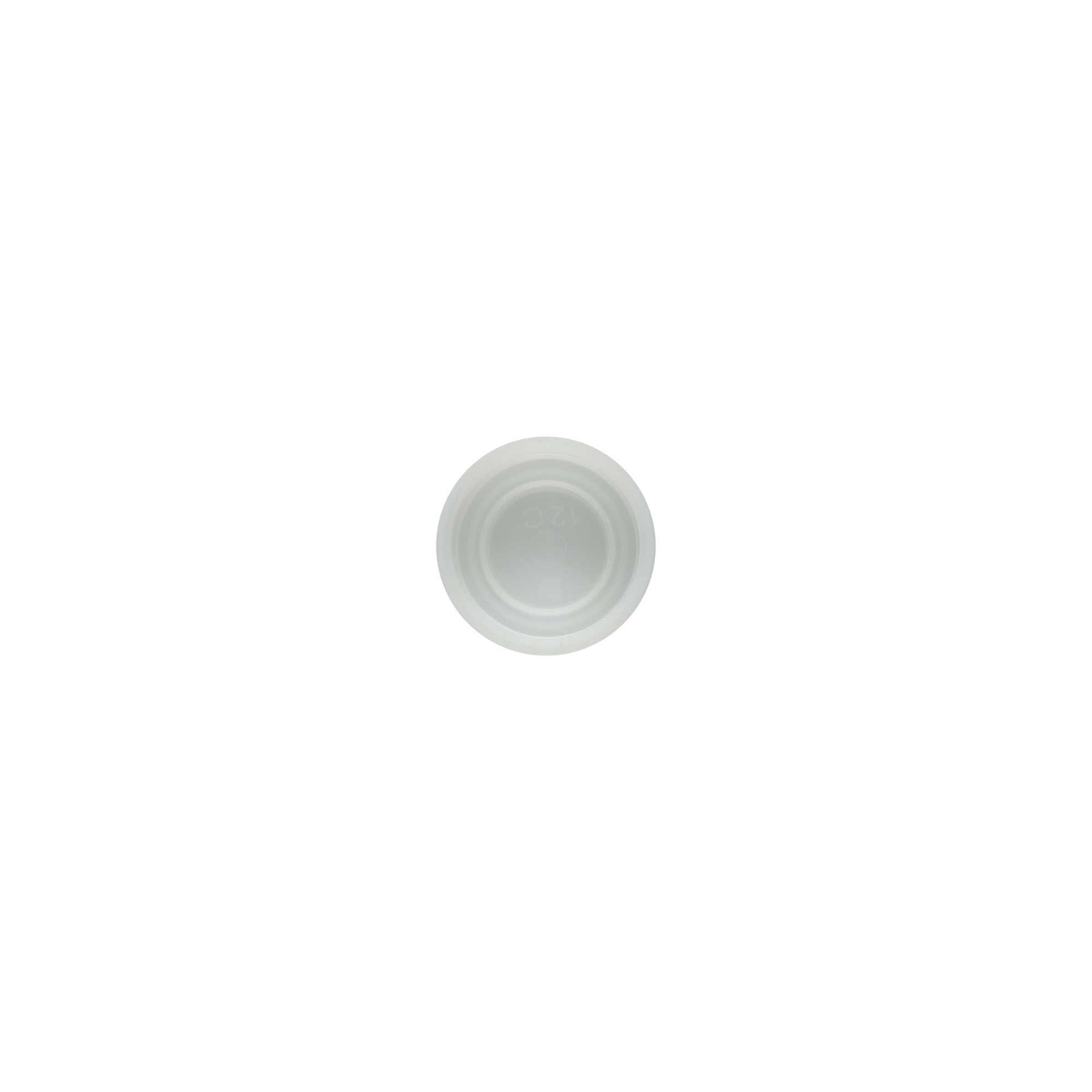 Bouchon à vis pour tubes PET, plastique, blanc