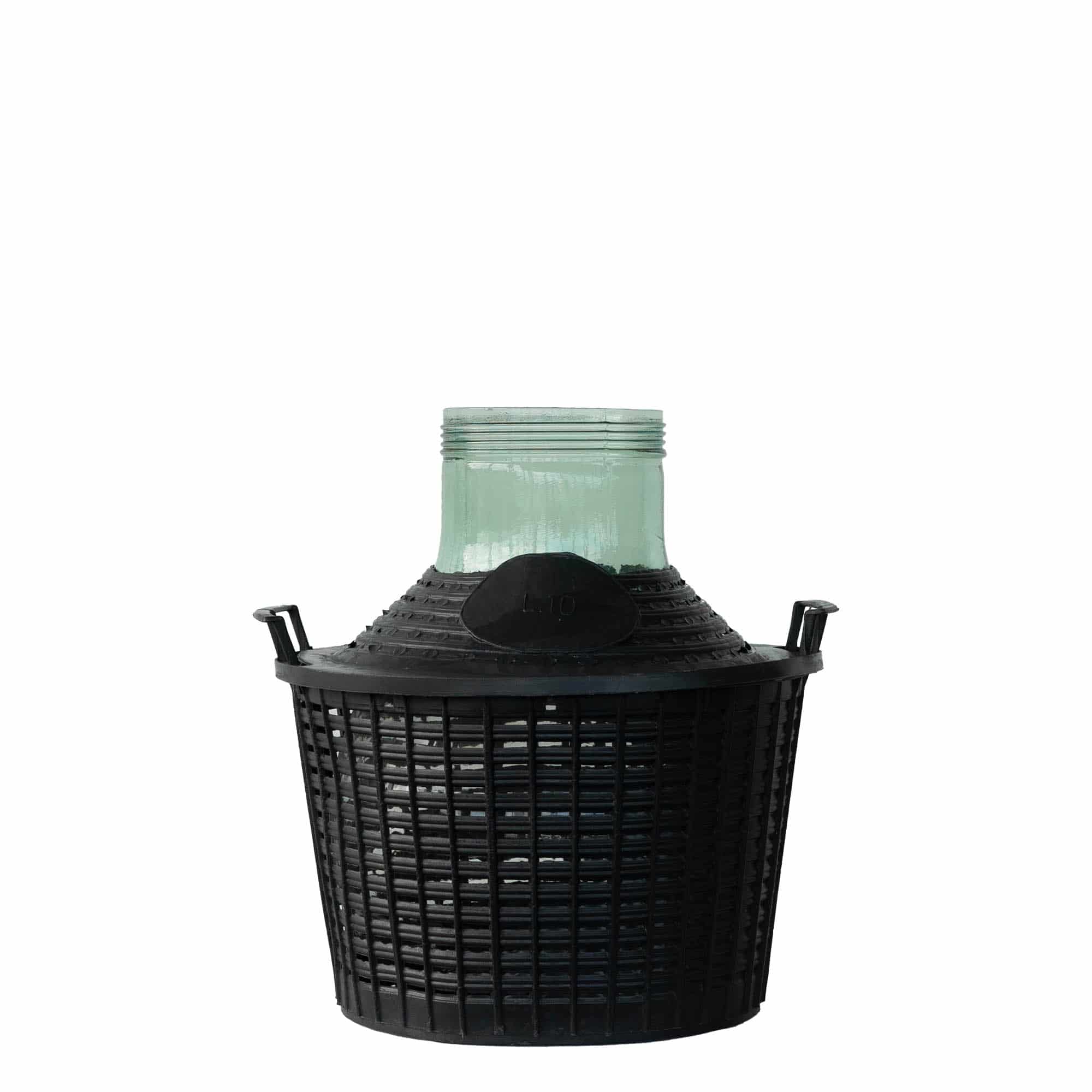 Dame-jeanne 10 l à col large, verre, bouchage: Bougage à vis Dame-jeanne 10 l à col large, verre, bouchage: Bougage à vis