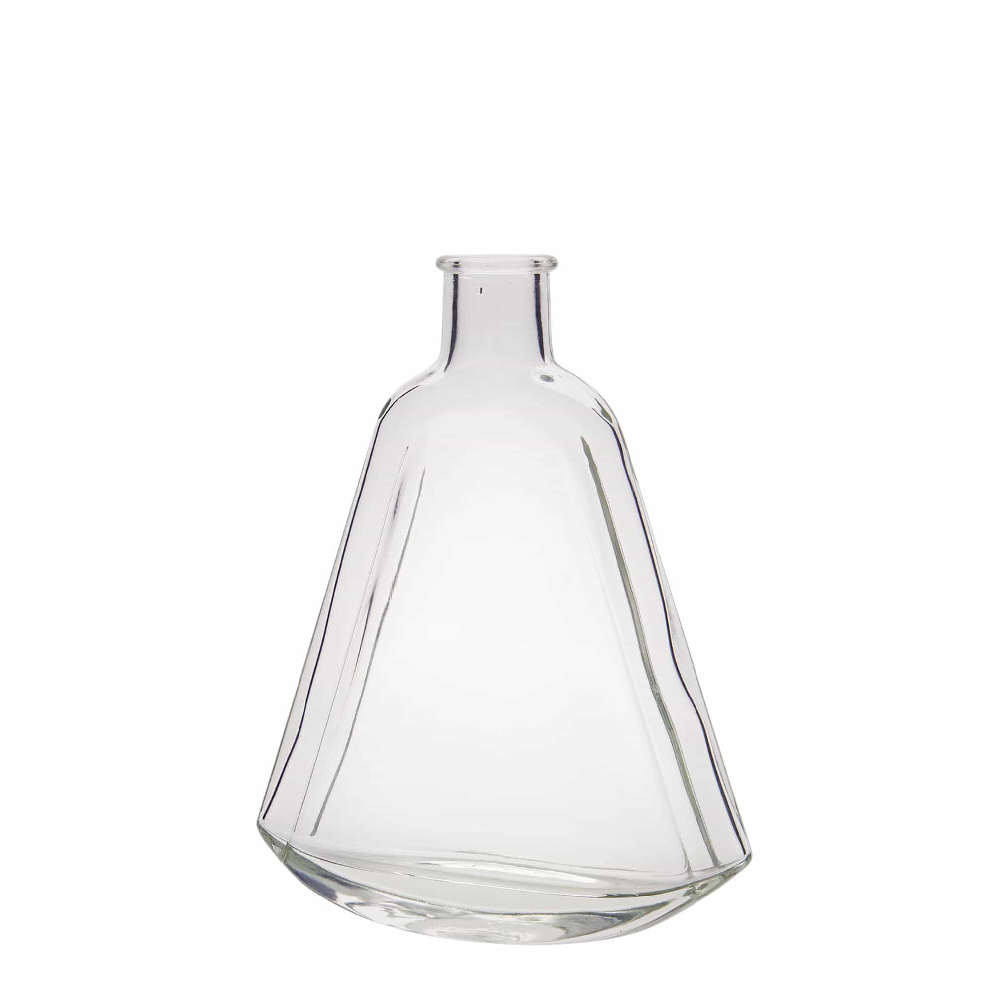 Bouteille en verre 200 ml 'Maurizio', ovale, ouverture : liège