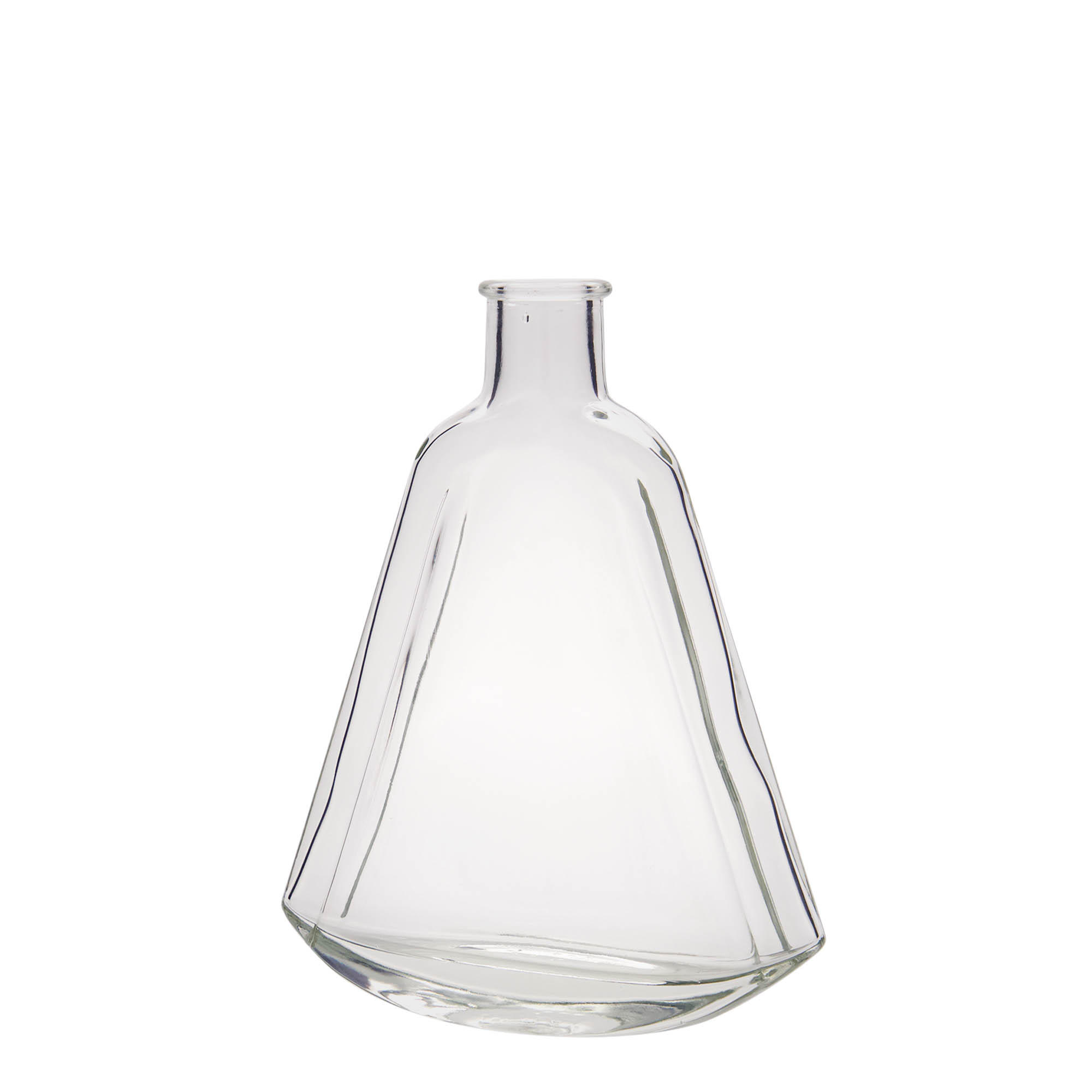 Bouteille en verre 200 ml 'Maurizio', ovale, ouverture : liège