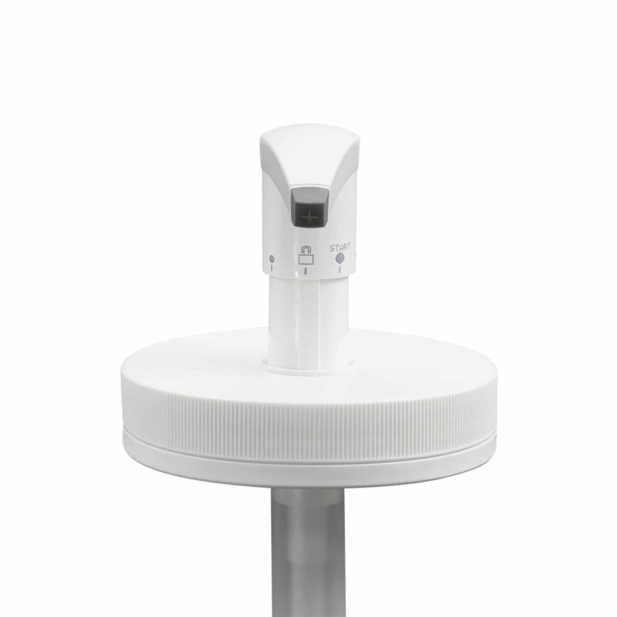Pompe distributrice pour 1 240 ml 'Securibox', plastique PE, blanc, pour bouchage: Bougage à vis Pompe distributrice pour 1 240 ml 'Securibox', plastique PE, blanc, pour bouchage: Bougage à vis