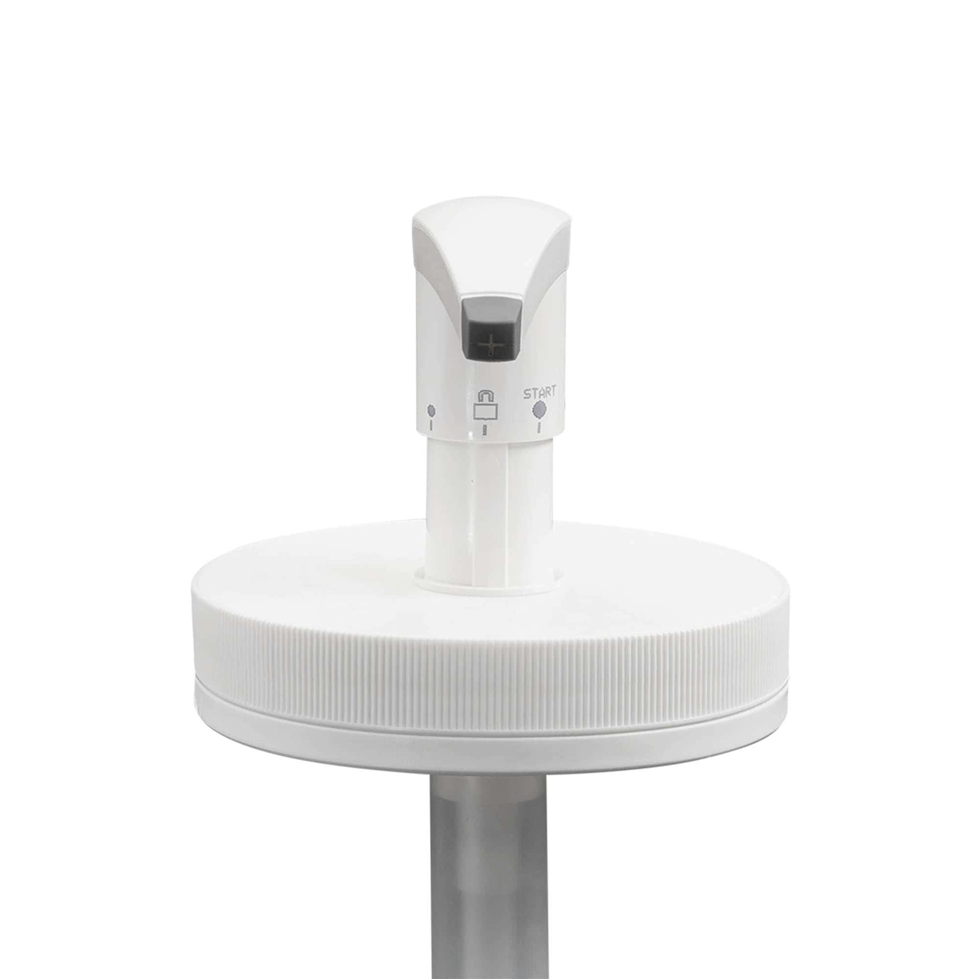 Pompe distributrice pour 1 240 ml 'Securibox', plastique PE, blanc, pour ouverture : bouchon à vis