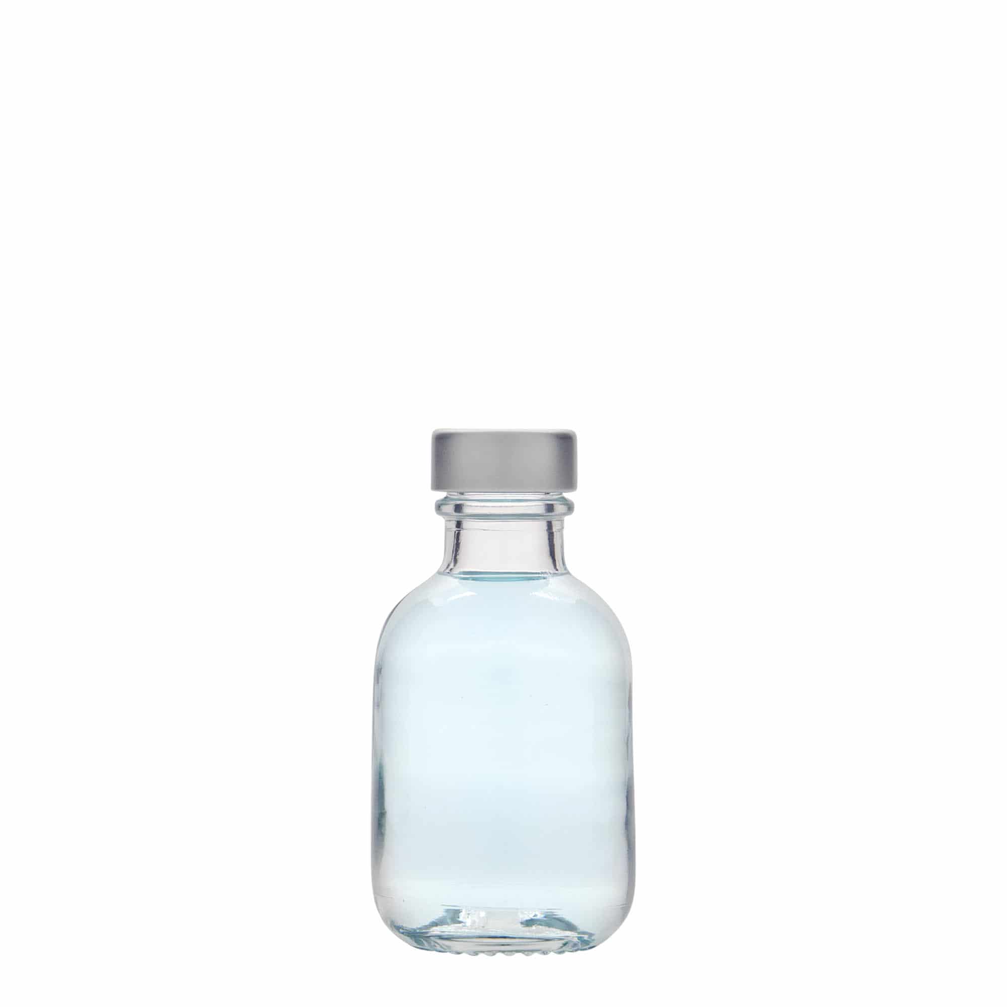 Flacon en verre de 50 ml « Lotto », ouverture : GPI 22