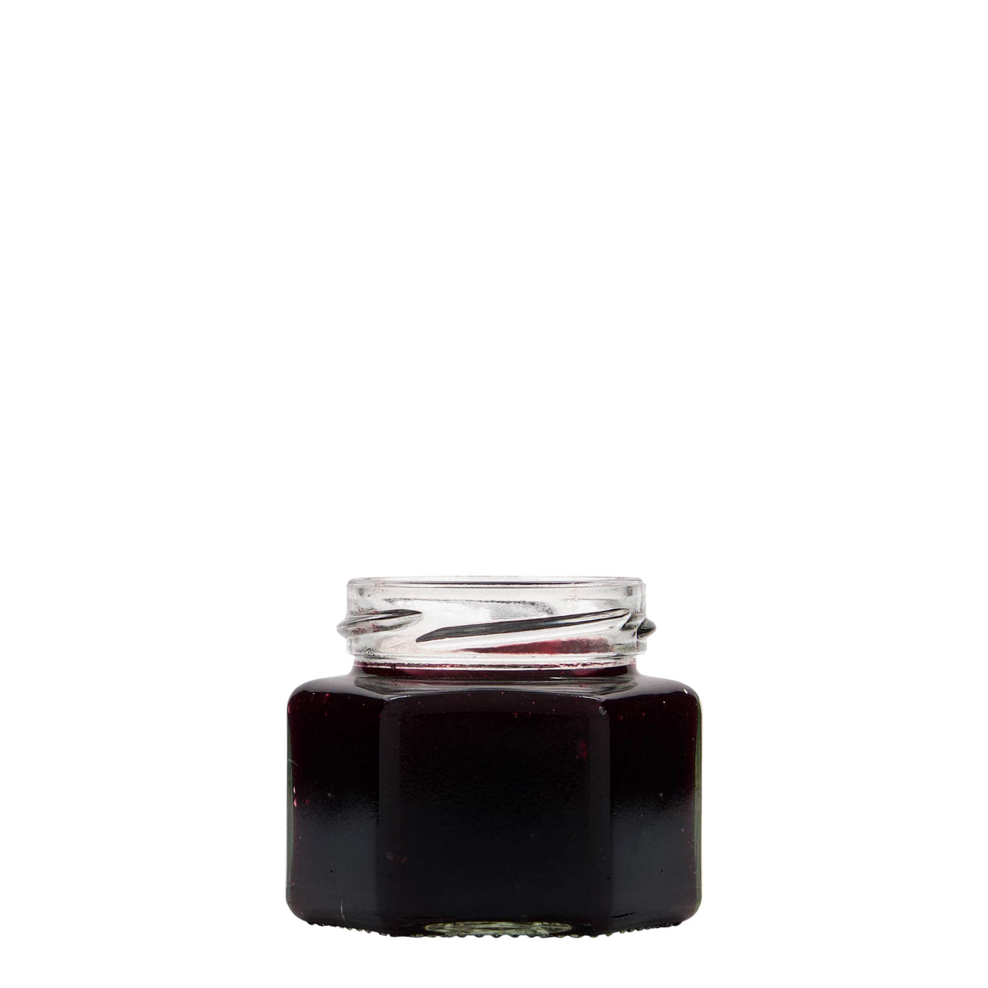 106 ml flacon hexagonal, ouverture : Twist-Off (TO 53)