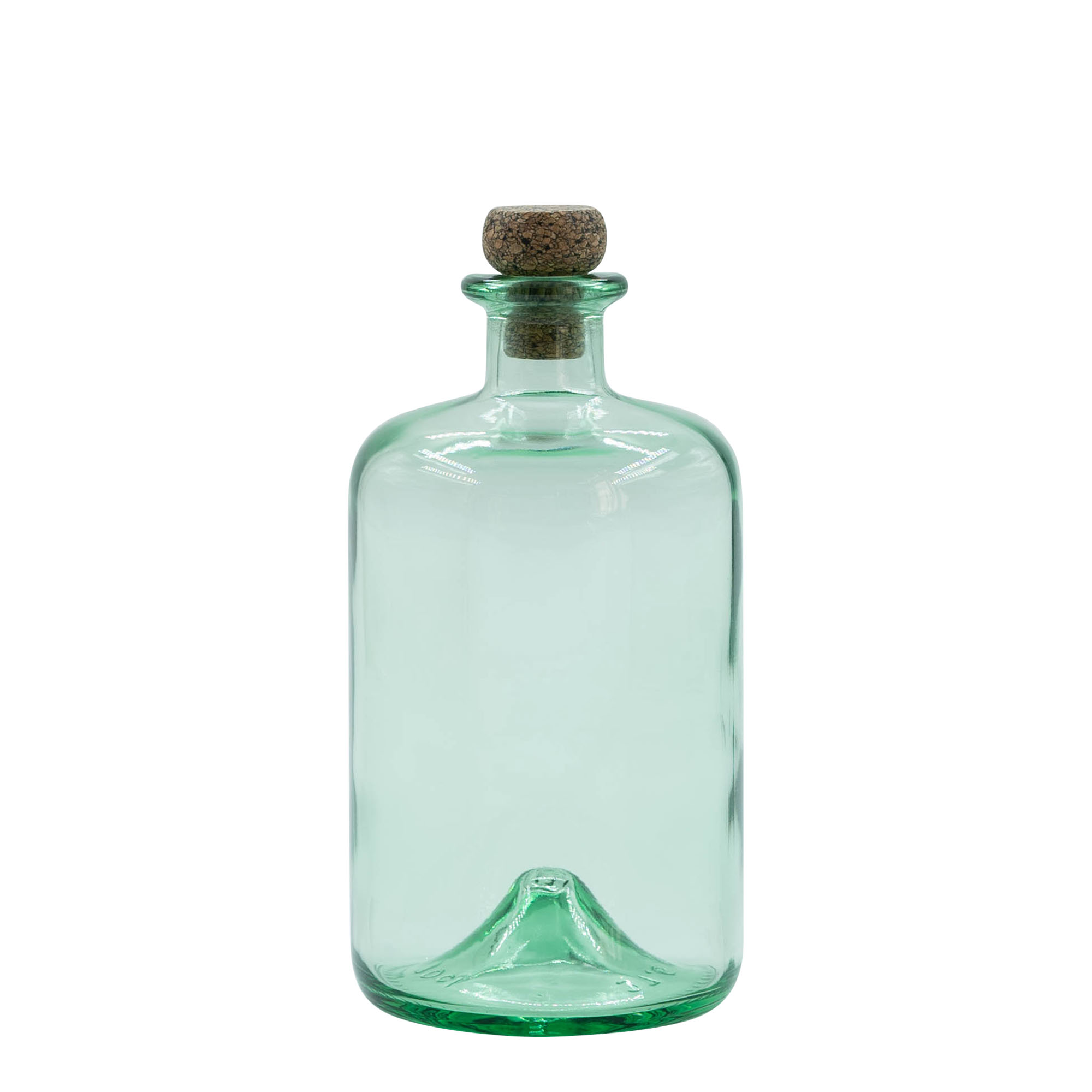 Bouteille en verre 700 ml 'Pharma', ouverture : bouchon en liège Bouteille en verre 700 ml 'Pharma', ouverture : bouchon en liège