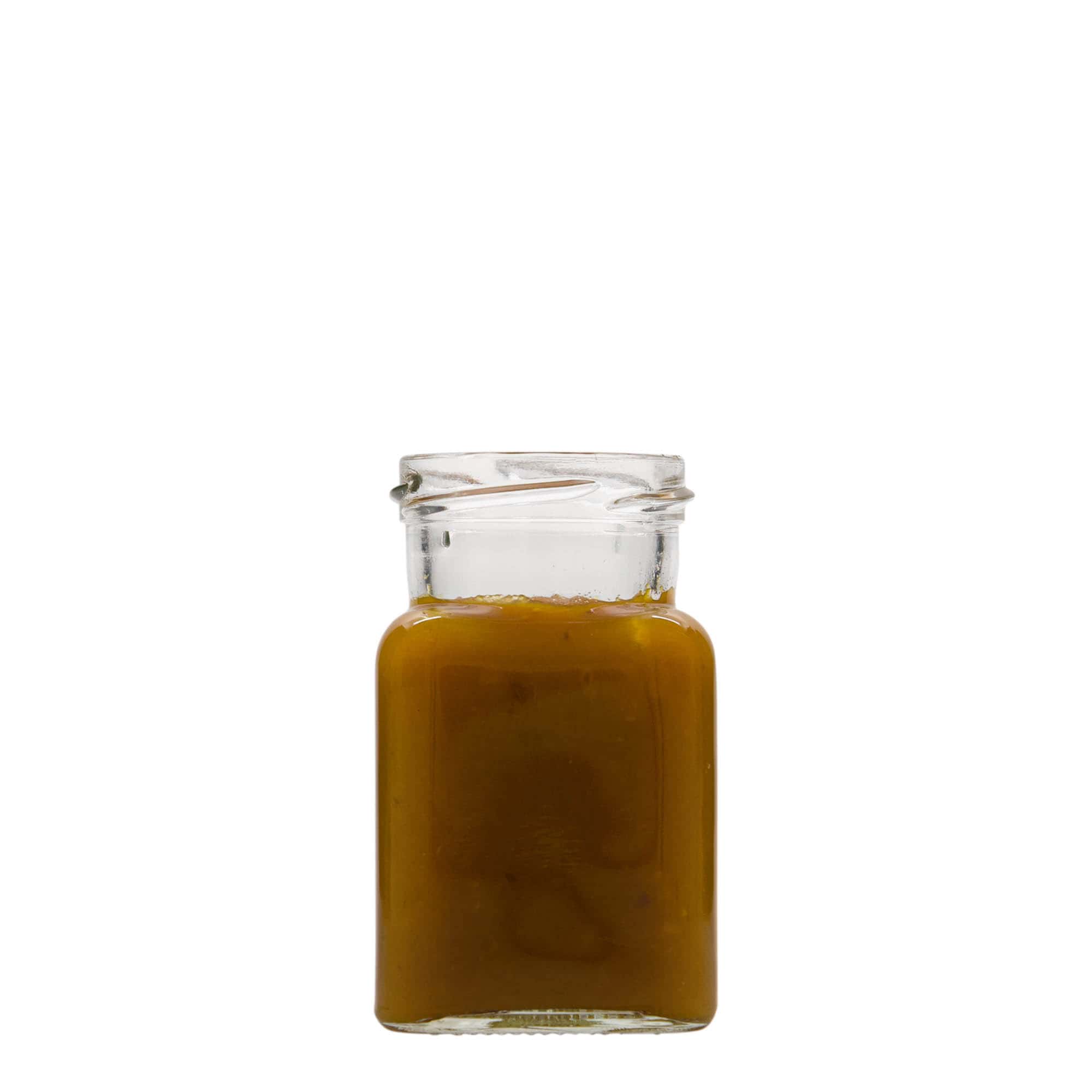 150 ml verre carré, ouverture : Twist-Off (TO 53)