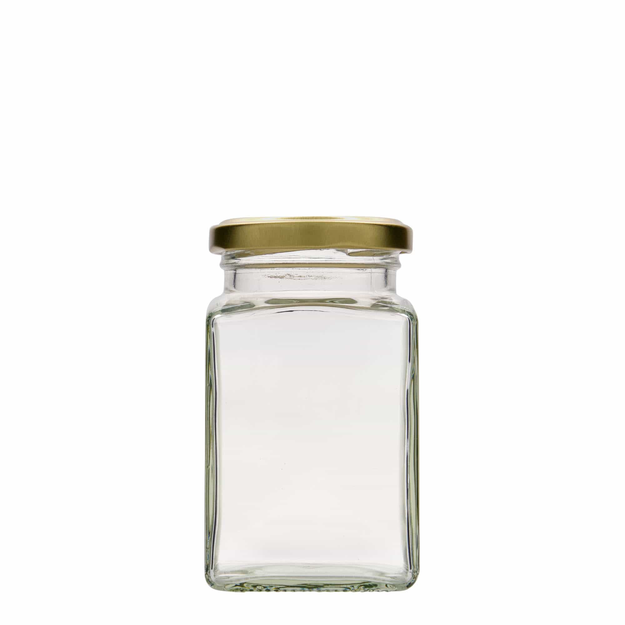 260 ml en verre carré, ouverture : Twist-Off (TO 58)