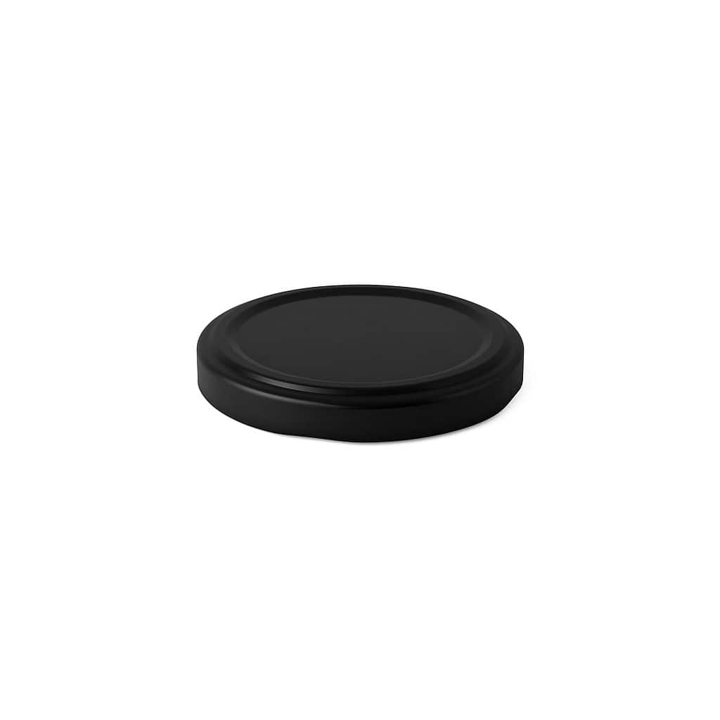 Bouchon à vis, tôle blanche, noir, pour ouverture : TO 53