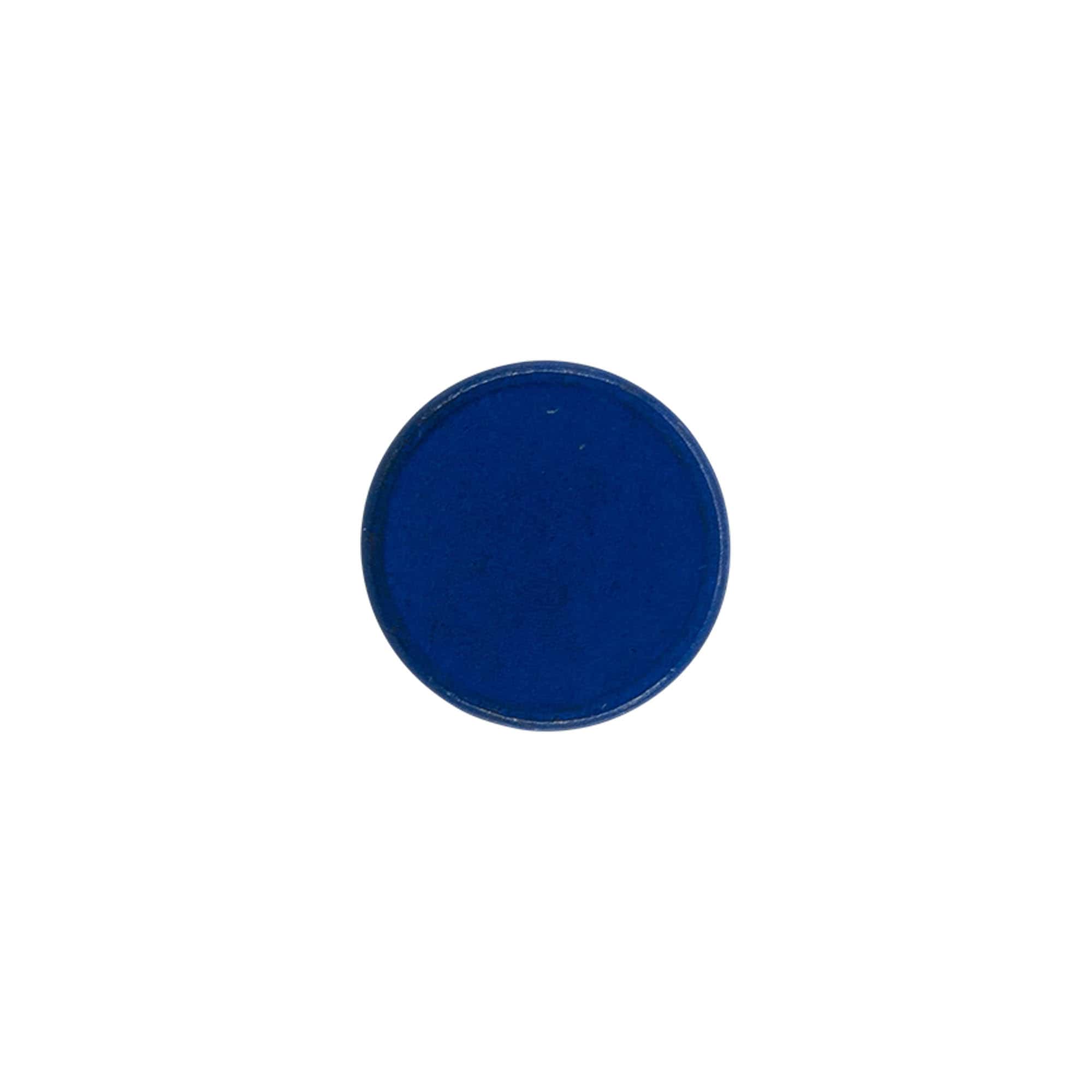 Bouchon à prise 19 mm, bois/plastique, bleu, pour embouchure : liège
