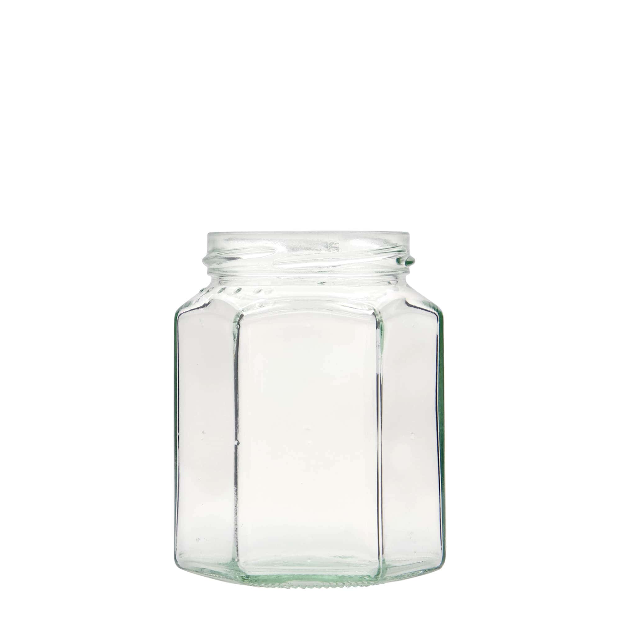 288 ml bocal hexagonal, ouverture : Twist-Off (TO 63)