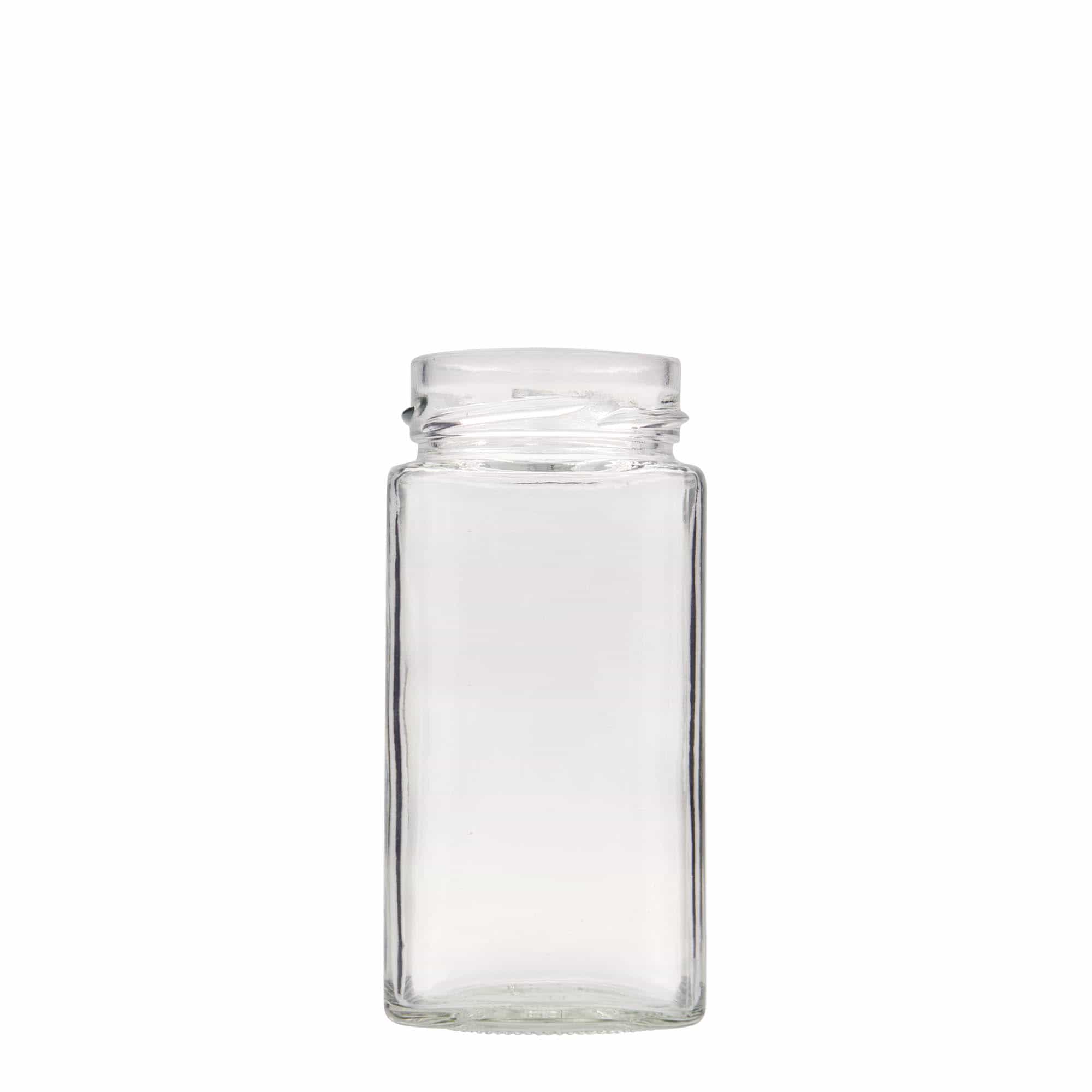 Bocal carré 314 ml 'Funny', bouchage: Deep-Twist-Off (DTO 58) Bocal carré 314 ml 'Funny', bouchage: Deep-Twist-Off (DTO 58)