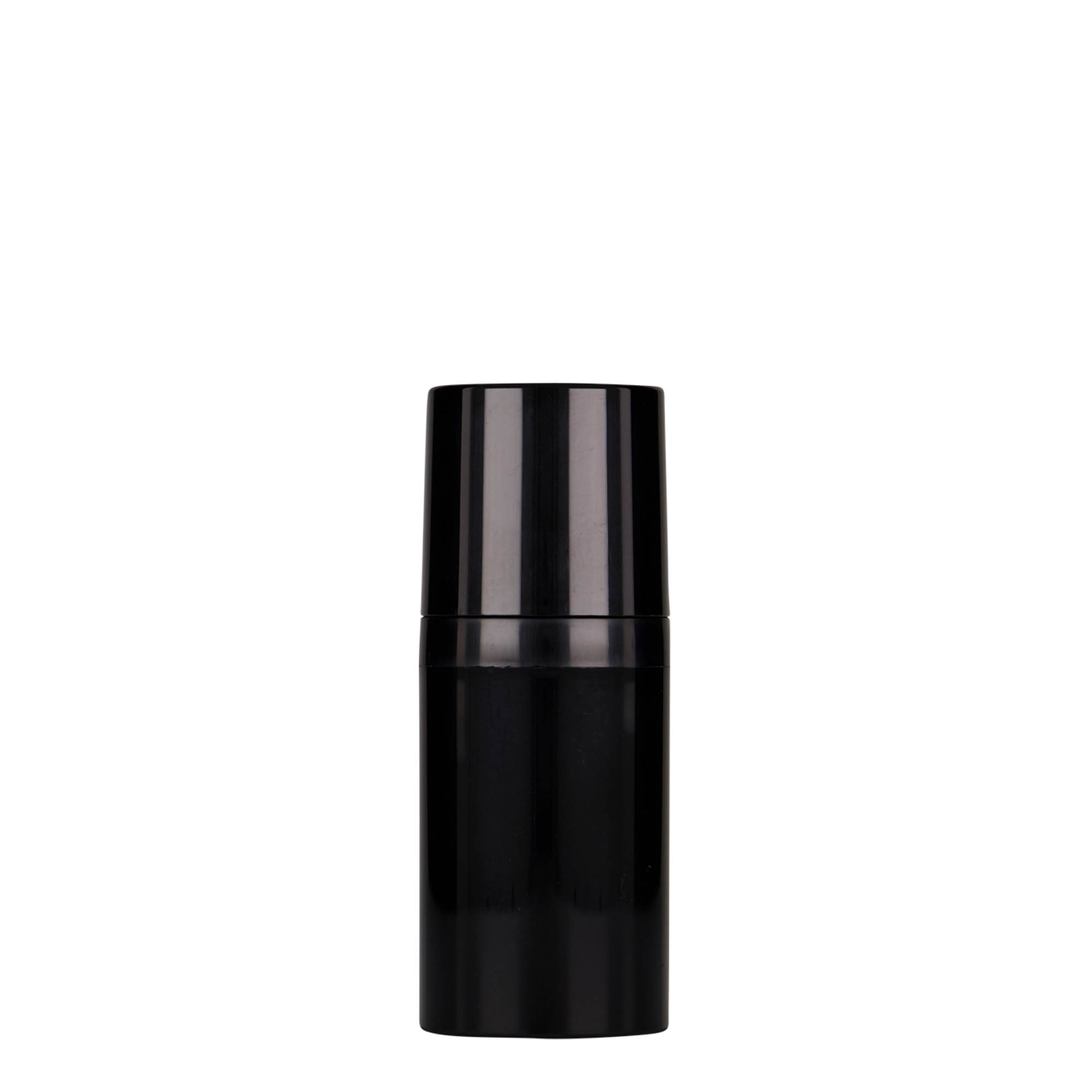 Distributeur airless 30 ml 'Mezzo', plastique PP, noir Distributeur airless 30 ml 'Mezzo', plastique PP, noir