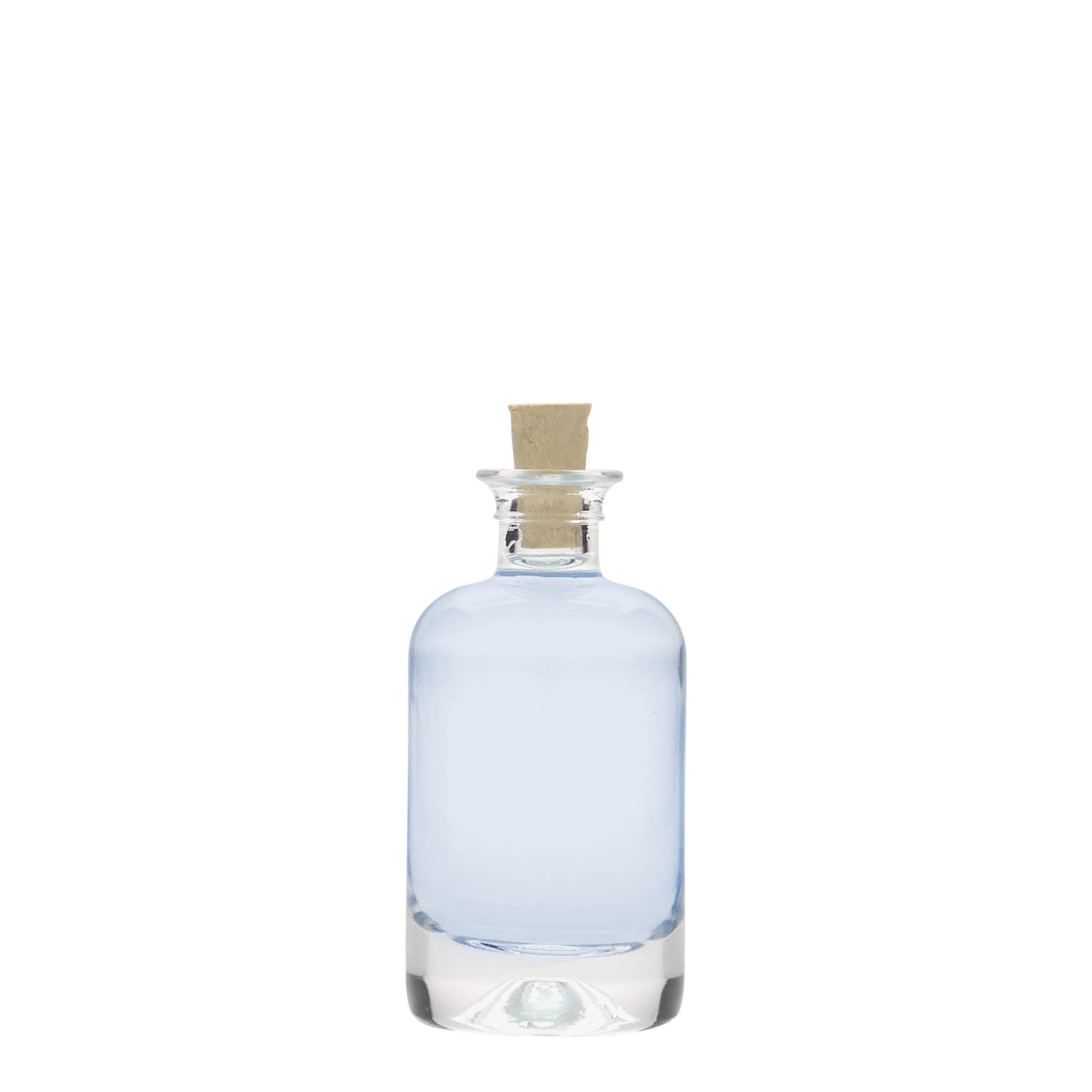 Flacon en verre de 40 ml, type pharmacien, ouverture : liège