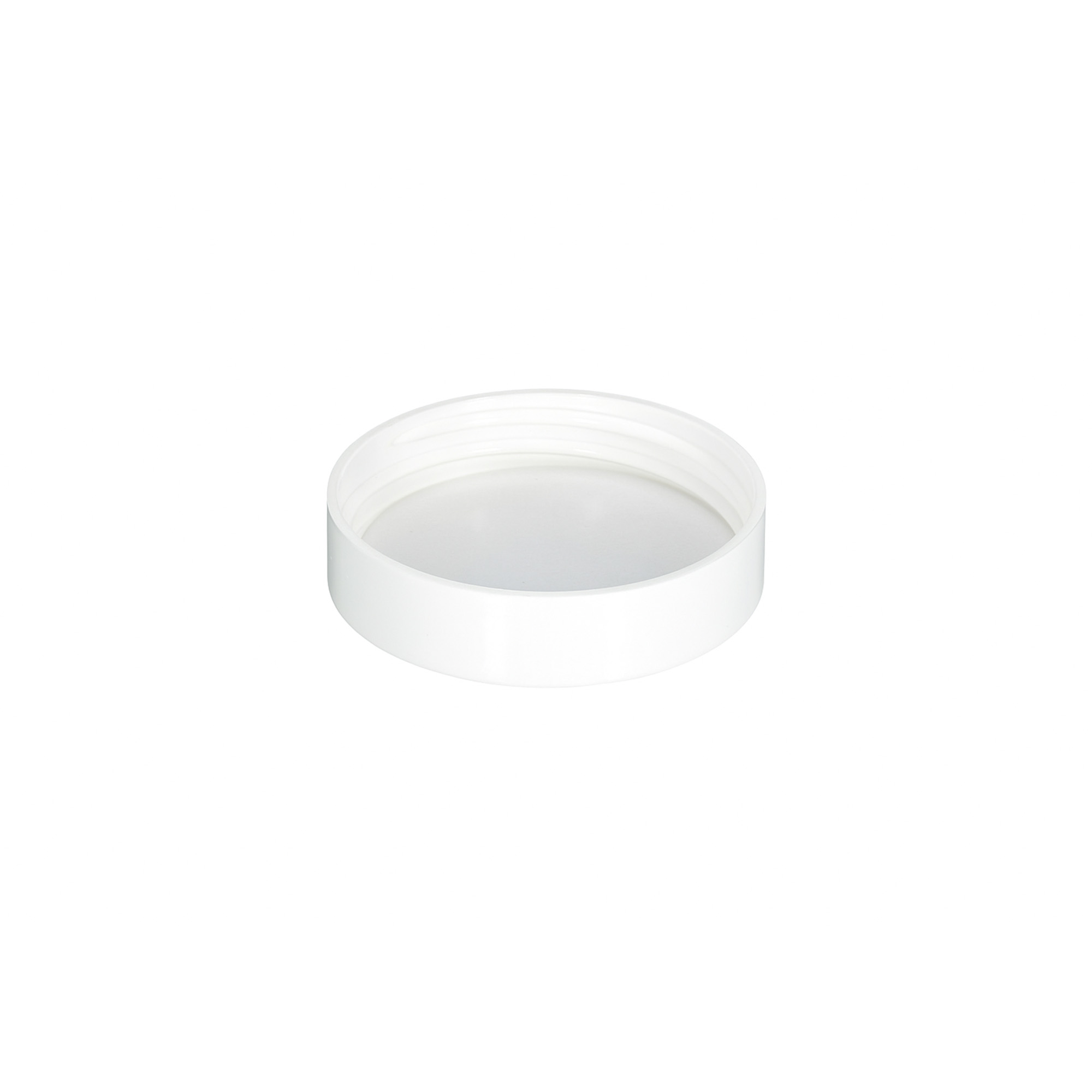 Bouchon à vis pour 60 ml 'Brown Line', plastique HPM, blanc